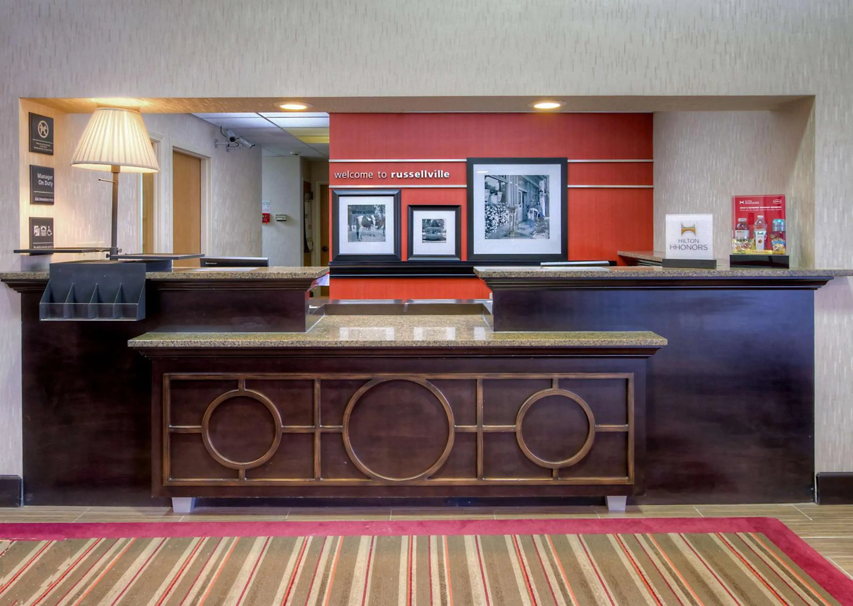 Lobby or reception in Hampton Inn Russellville