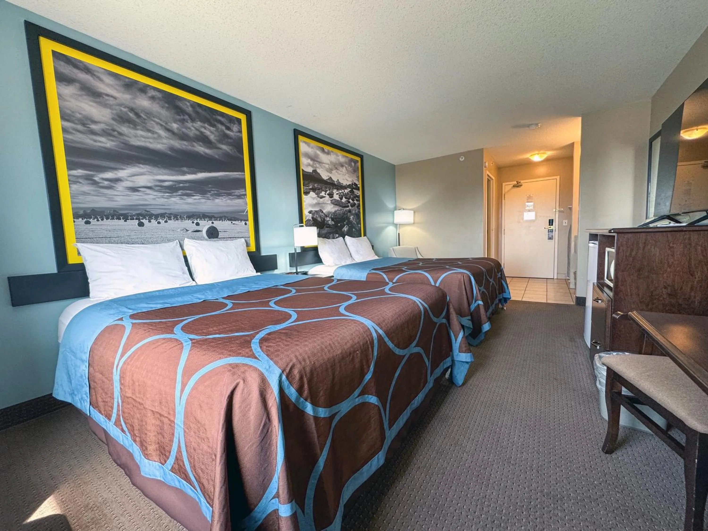 Bed in Super 8 by Wyndham Edmonton South