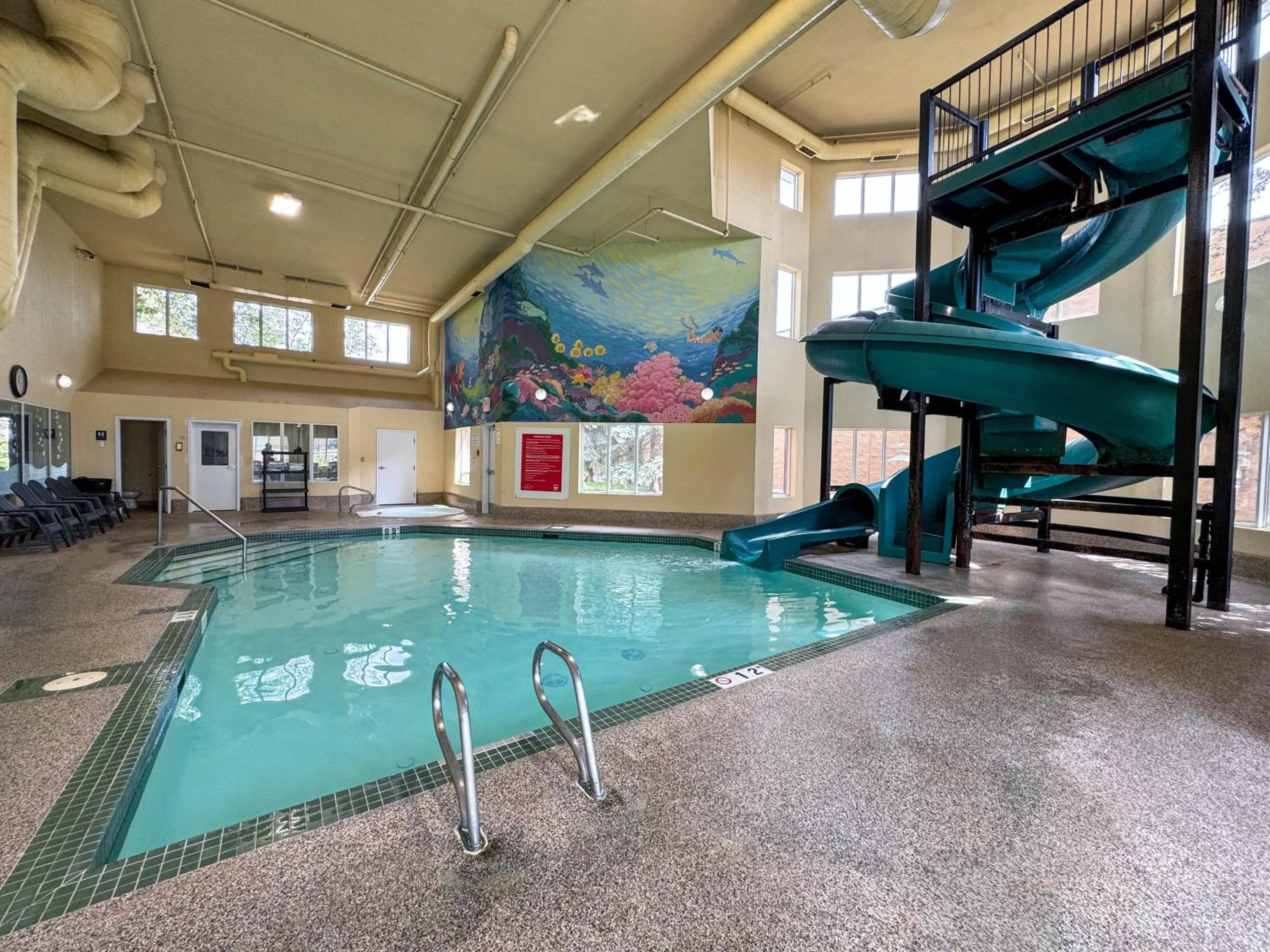 Swimming pool in Super 8 by Wyndham Edmonton South