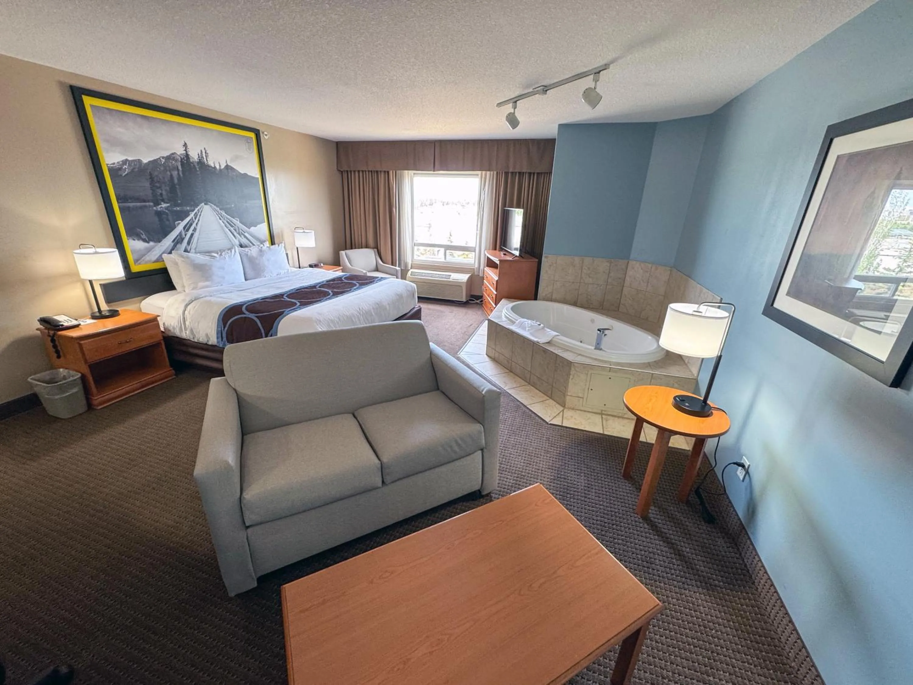 Bed in Super 8 by Wyndham Edmonton South