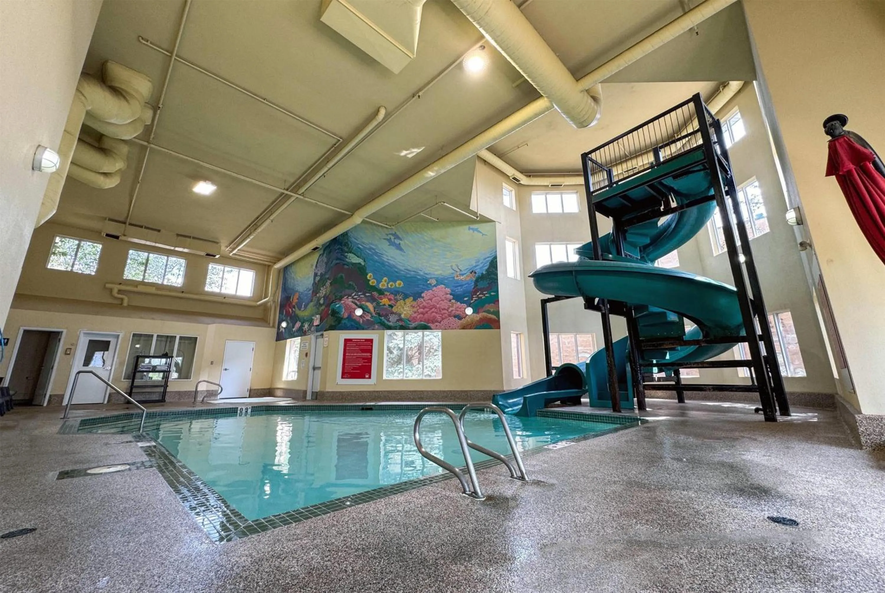 Pool view in Super 8 by Wyndham Edmonton South