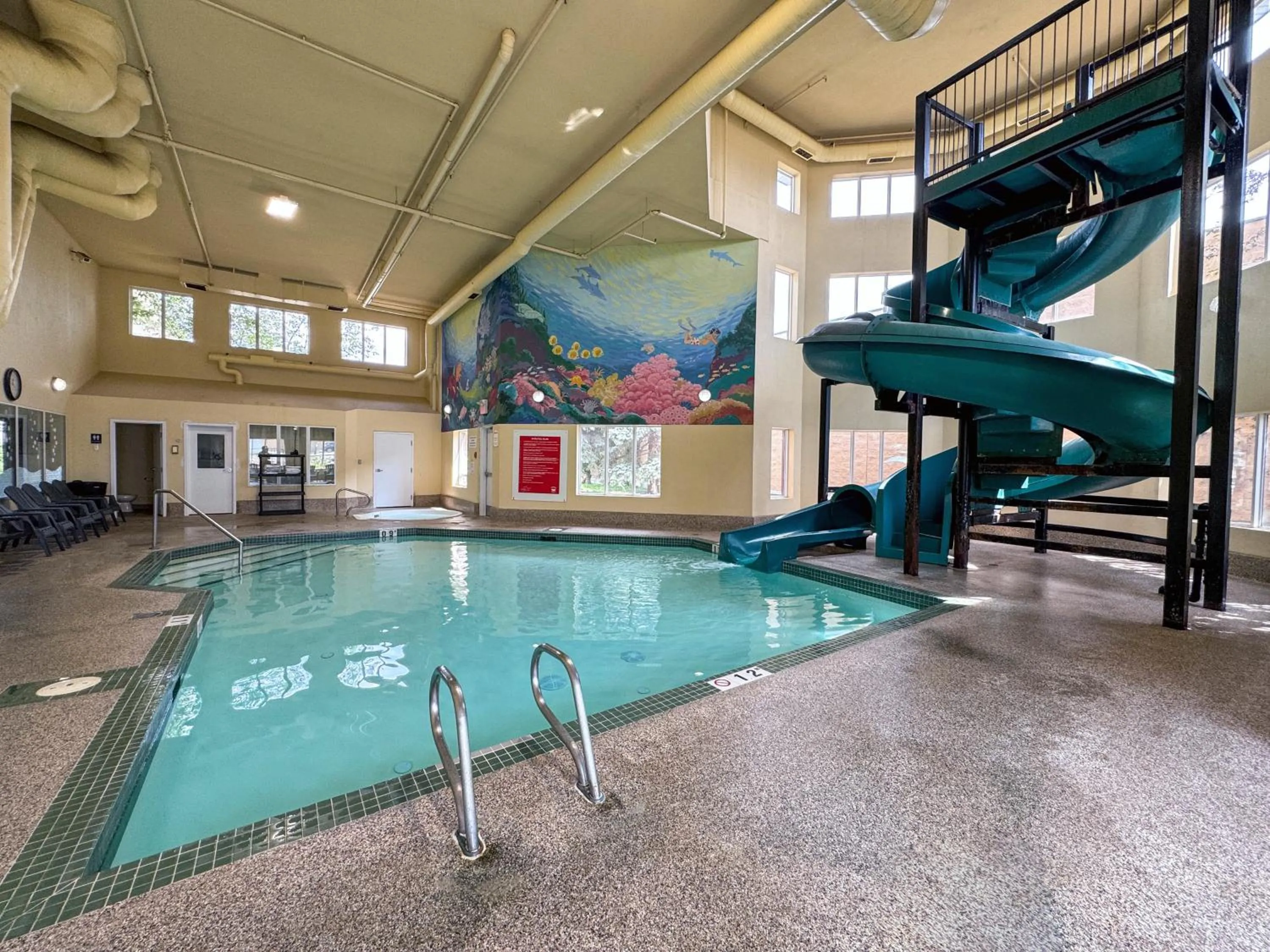 Swimming pool in Super 8 by Wyndham Edmonton South