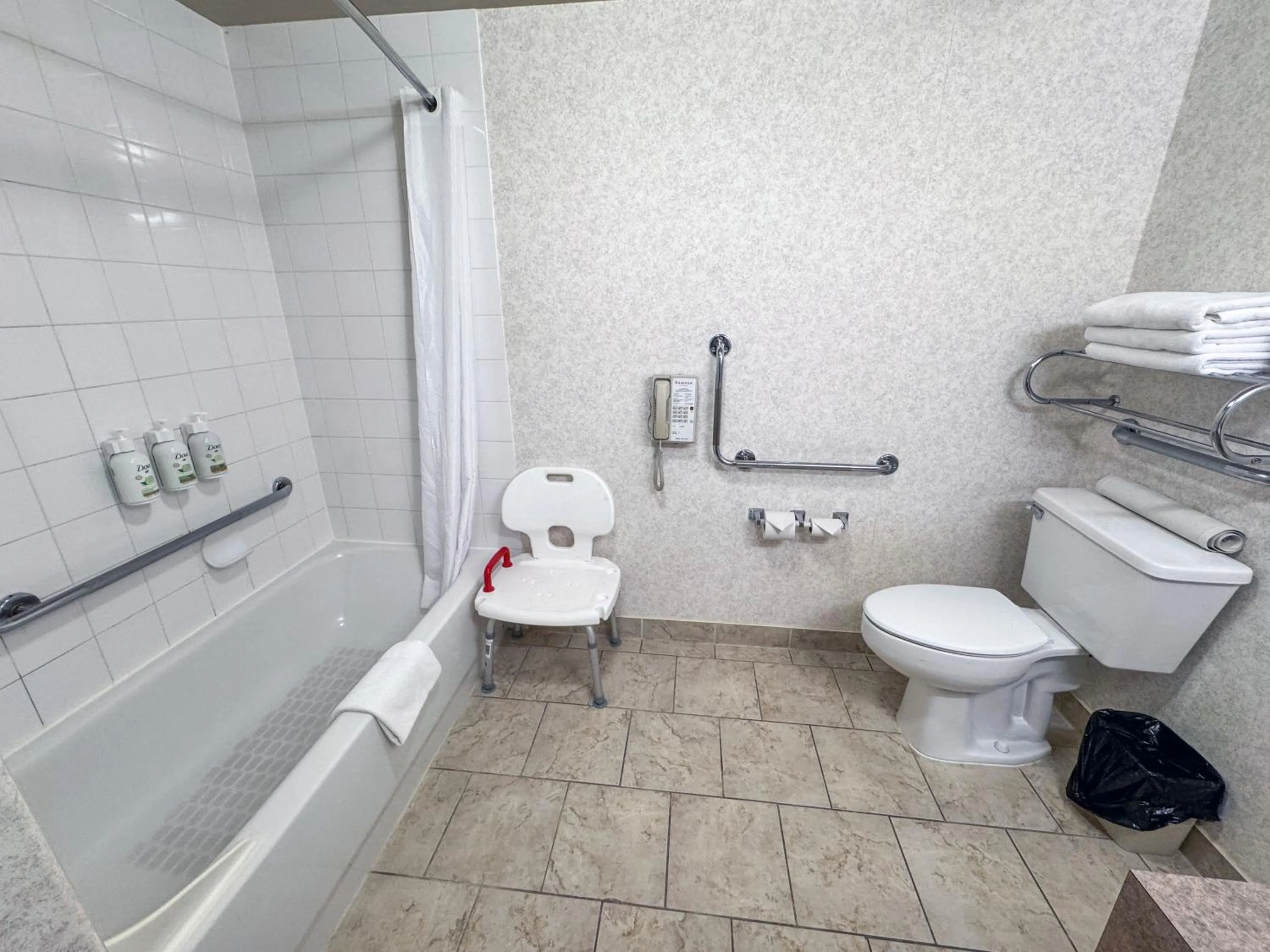 Bathroom in Ramada by Wyndham Sherwood Park