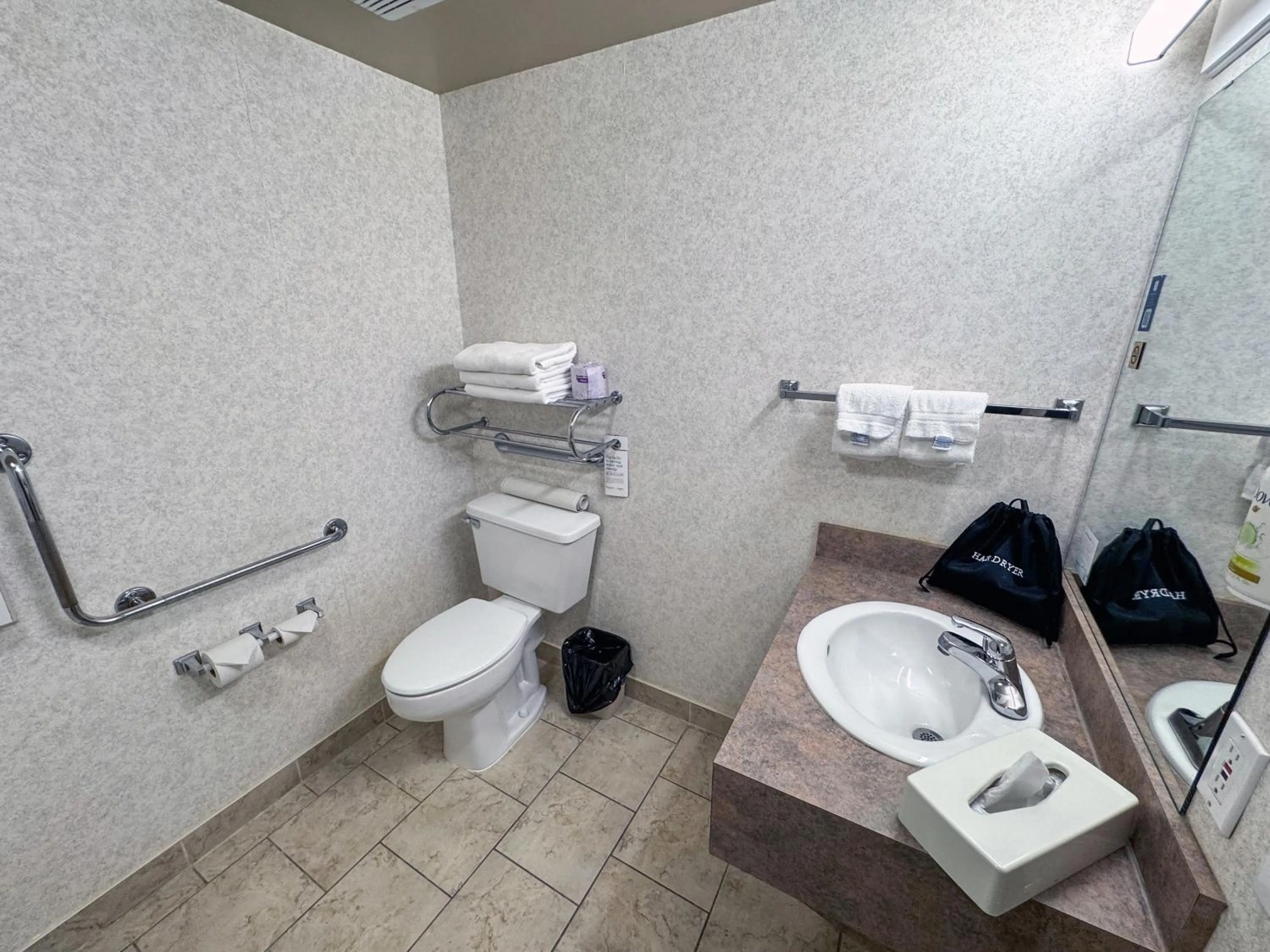 Bathroom in Ramada by Wyndham Sherwood Park