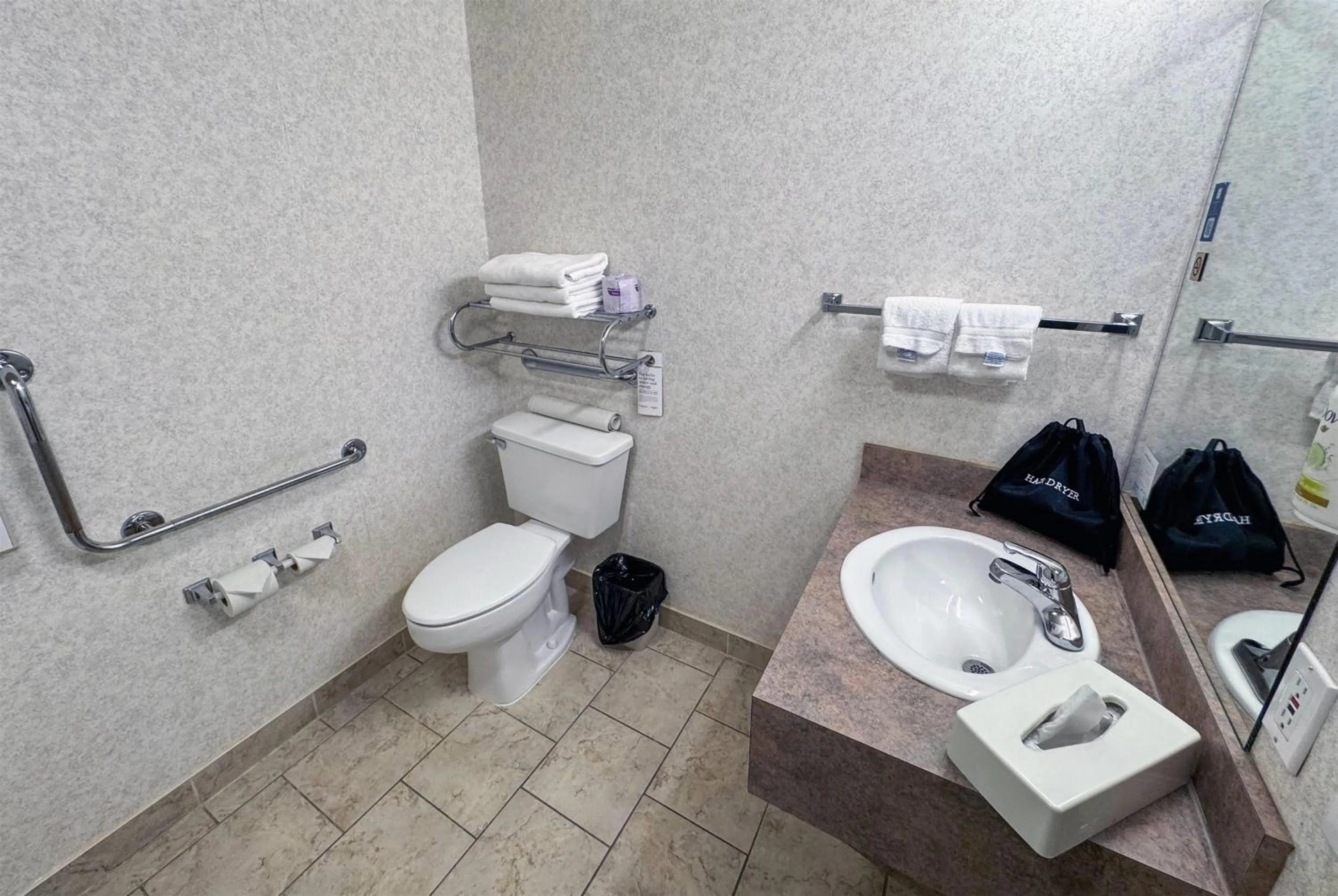 Bathroom in Ramada by Wyndham Sherwood Park