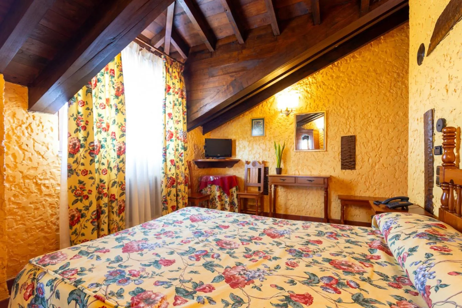 Bed in Hotel La Casona de Luis