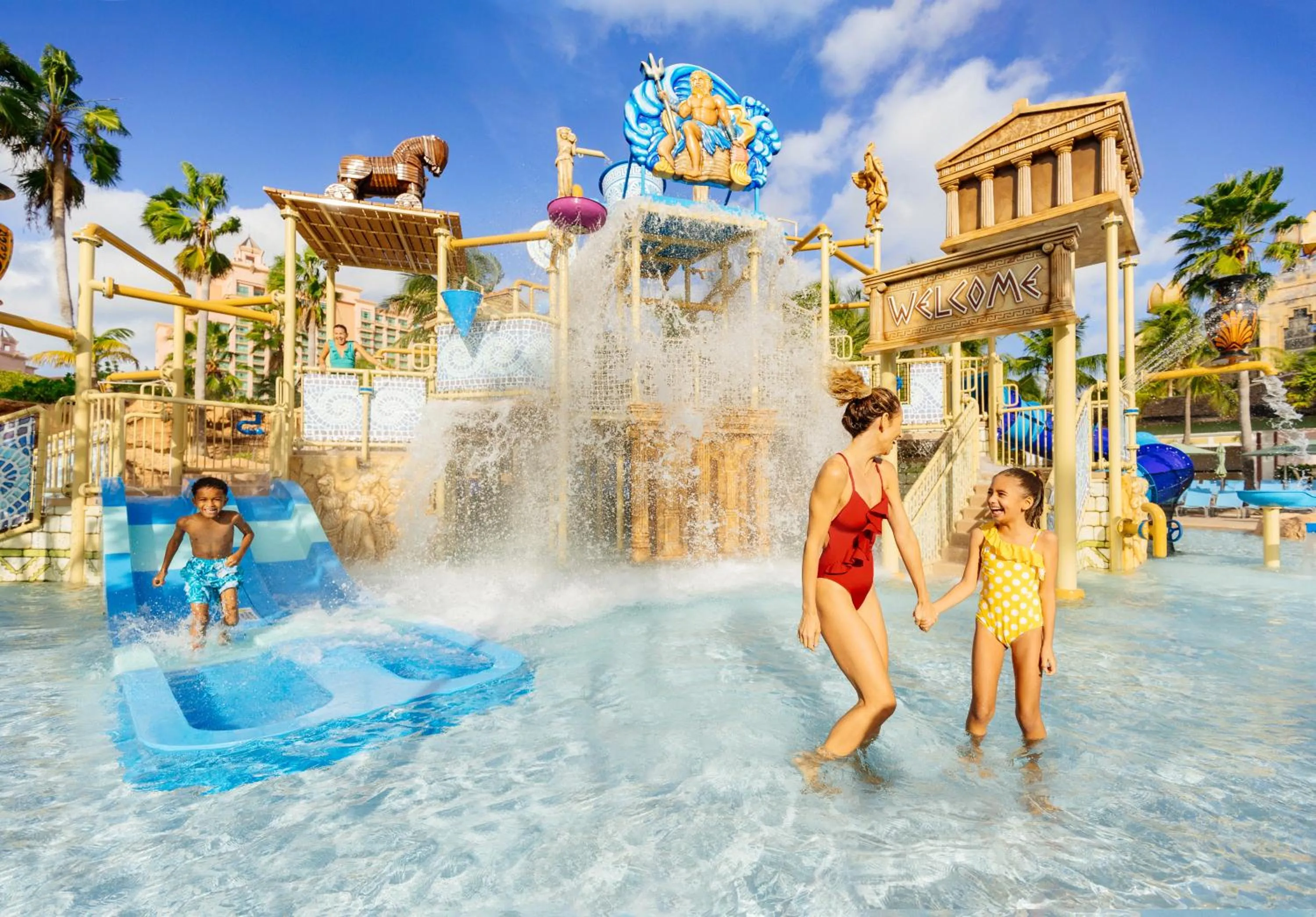 Swimming pool in The Coral at Atlantis
