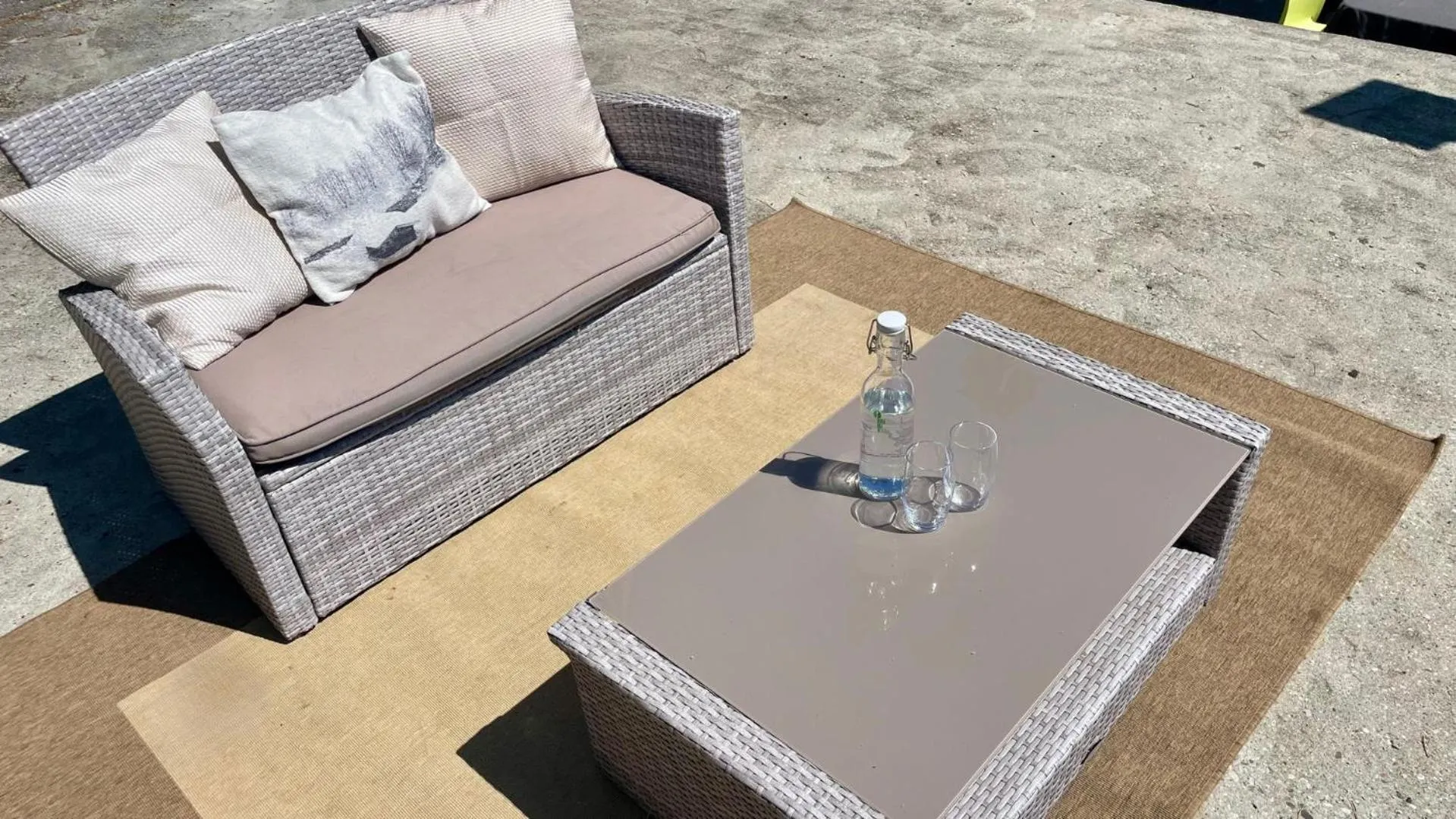 Balcony/Terrace in B&B La Forge de Diogne - luxury and cosy alpine lodge