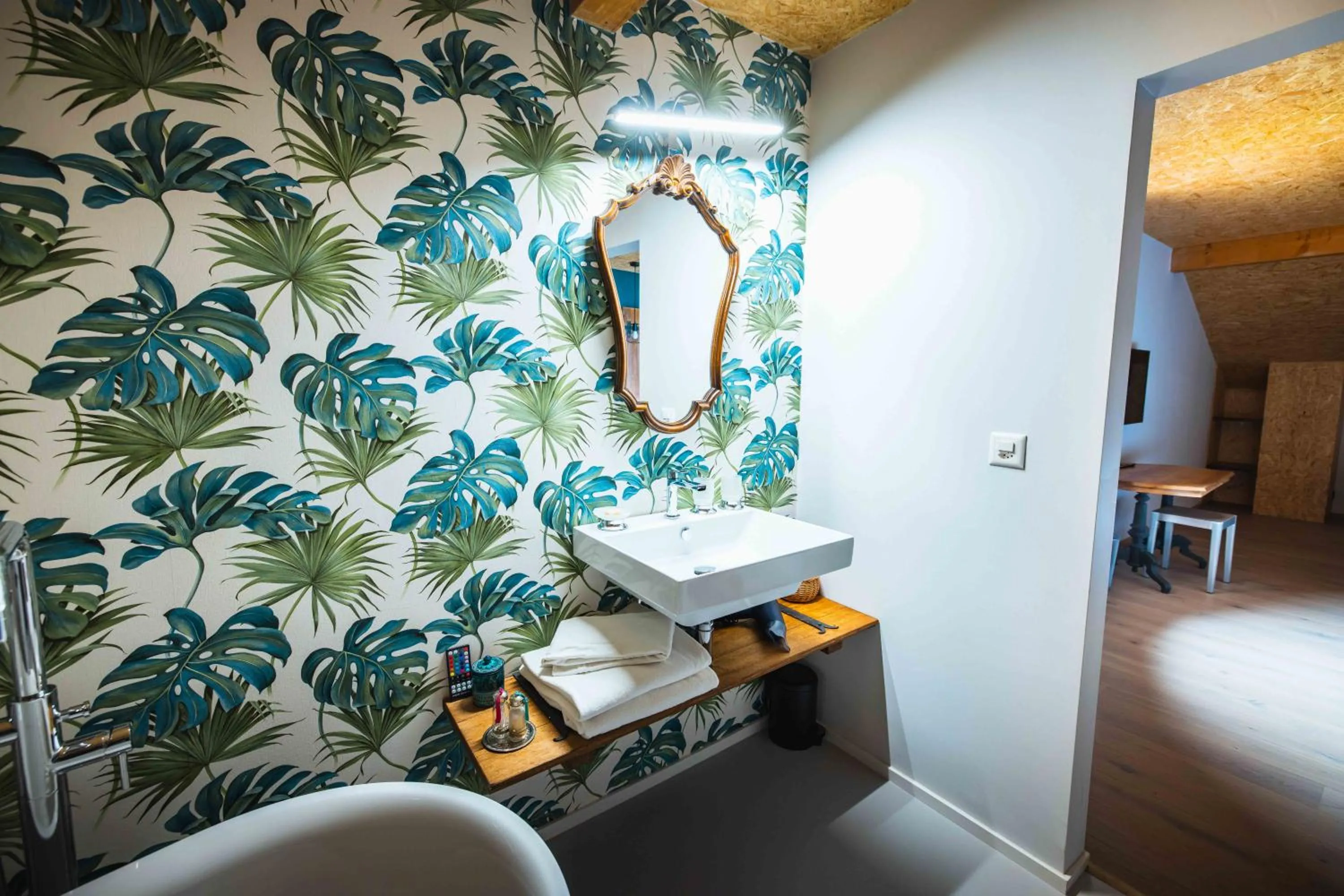 Bathroom in B&B La Forge de Diogne - luxury and cosy alpine lodge