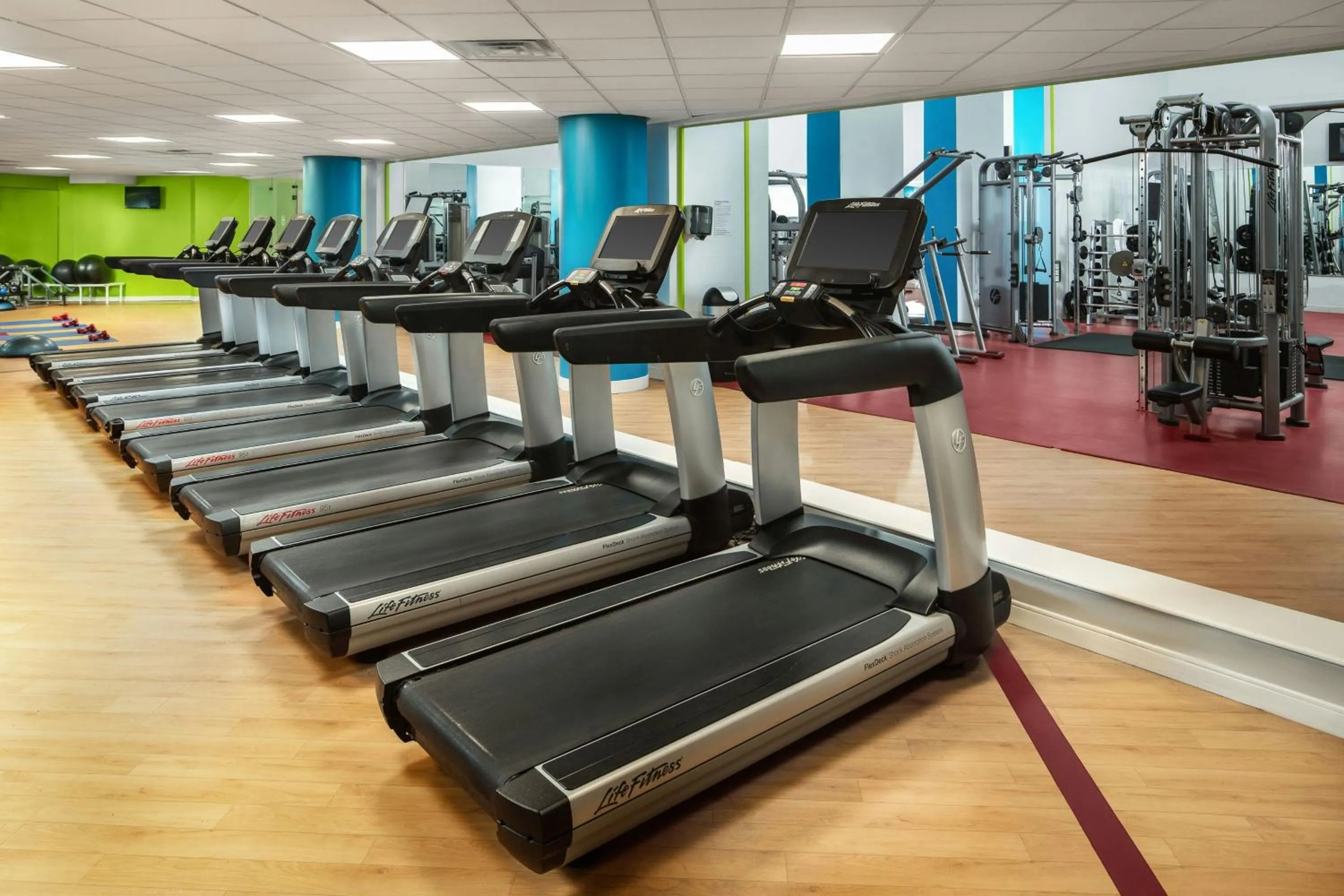 Fitness centre/facilities in Sheraton Parsippany Hotel