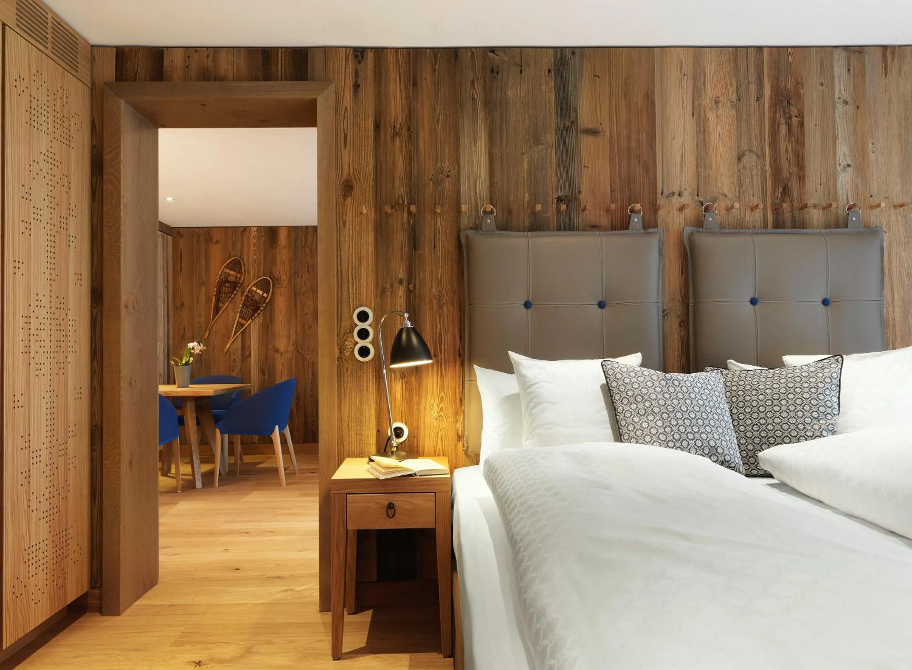 Bed in Löwen Hotel Montafon