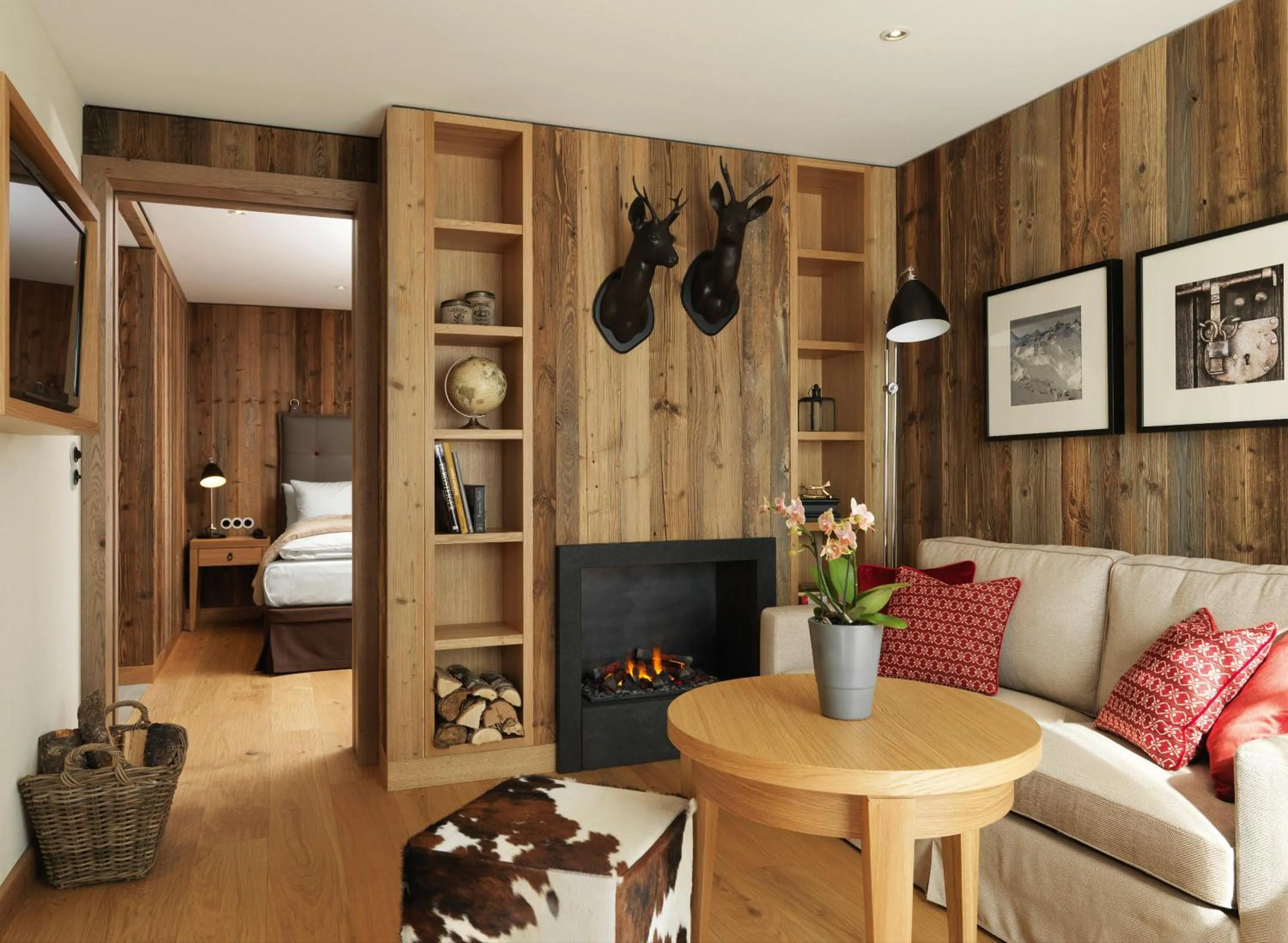 Seating area in Löwen Hotel Montafon