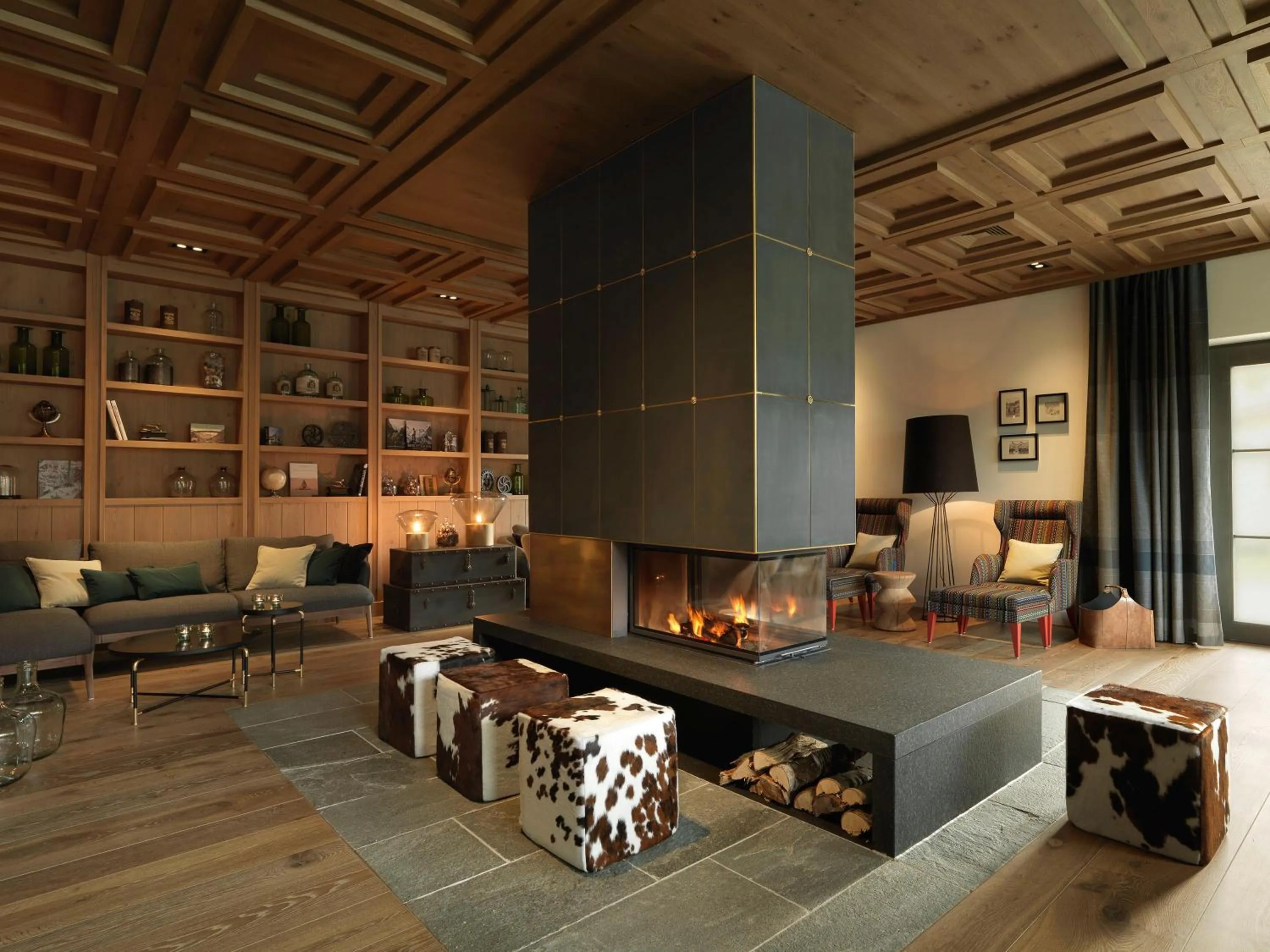 Lounge or bar in Löwen Hotel Montafon