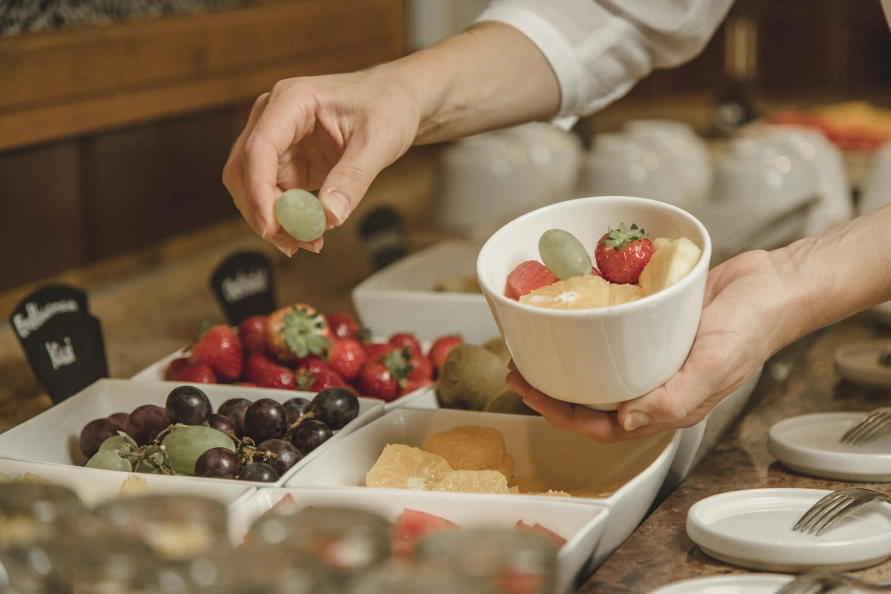 Buffet breakfast in Löwen Hotel Montafon