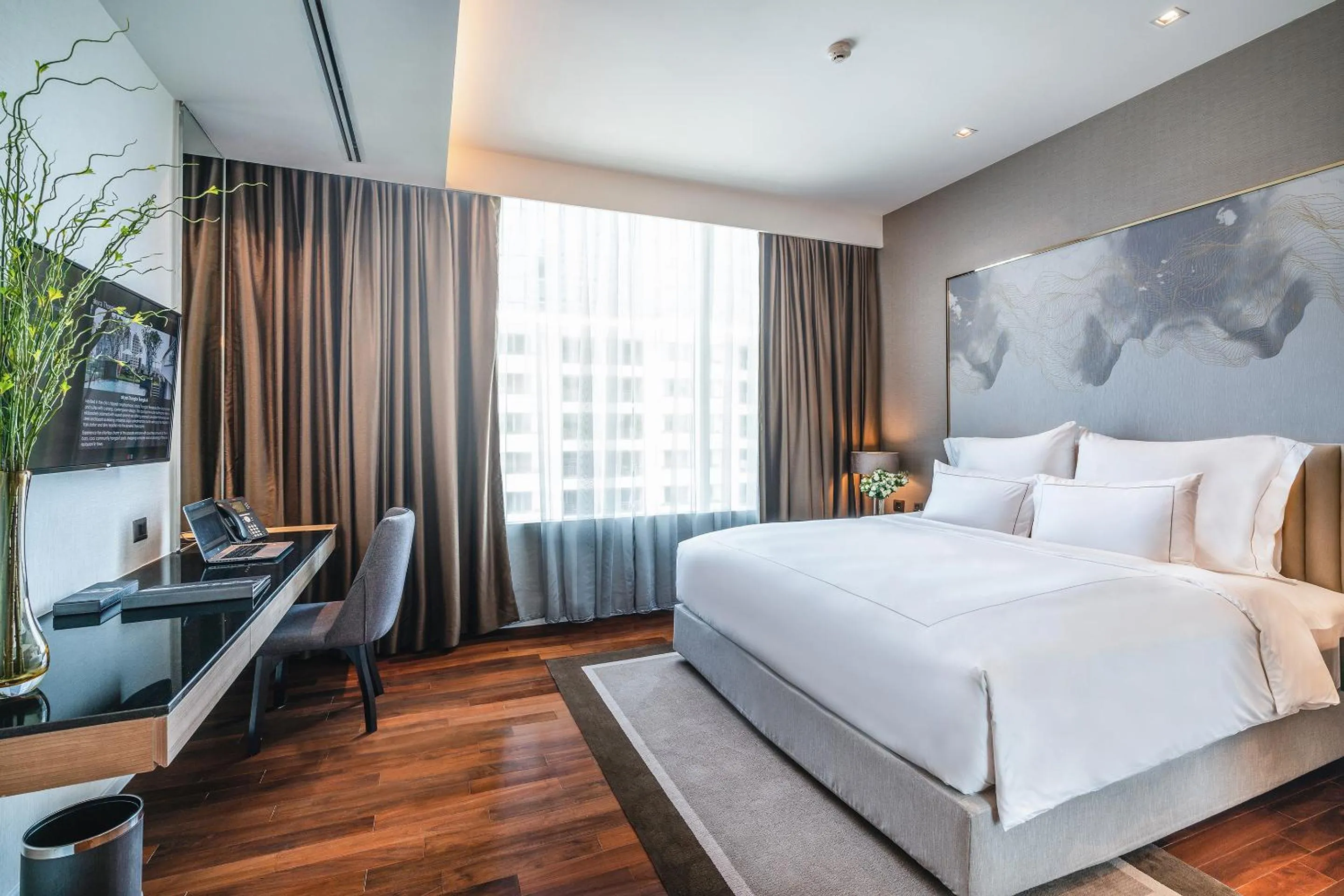 Bedroom, Bed in MUU Bangkok, Small Luxury Hotels of the World