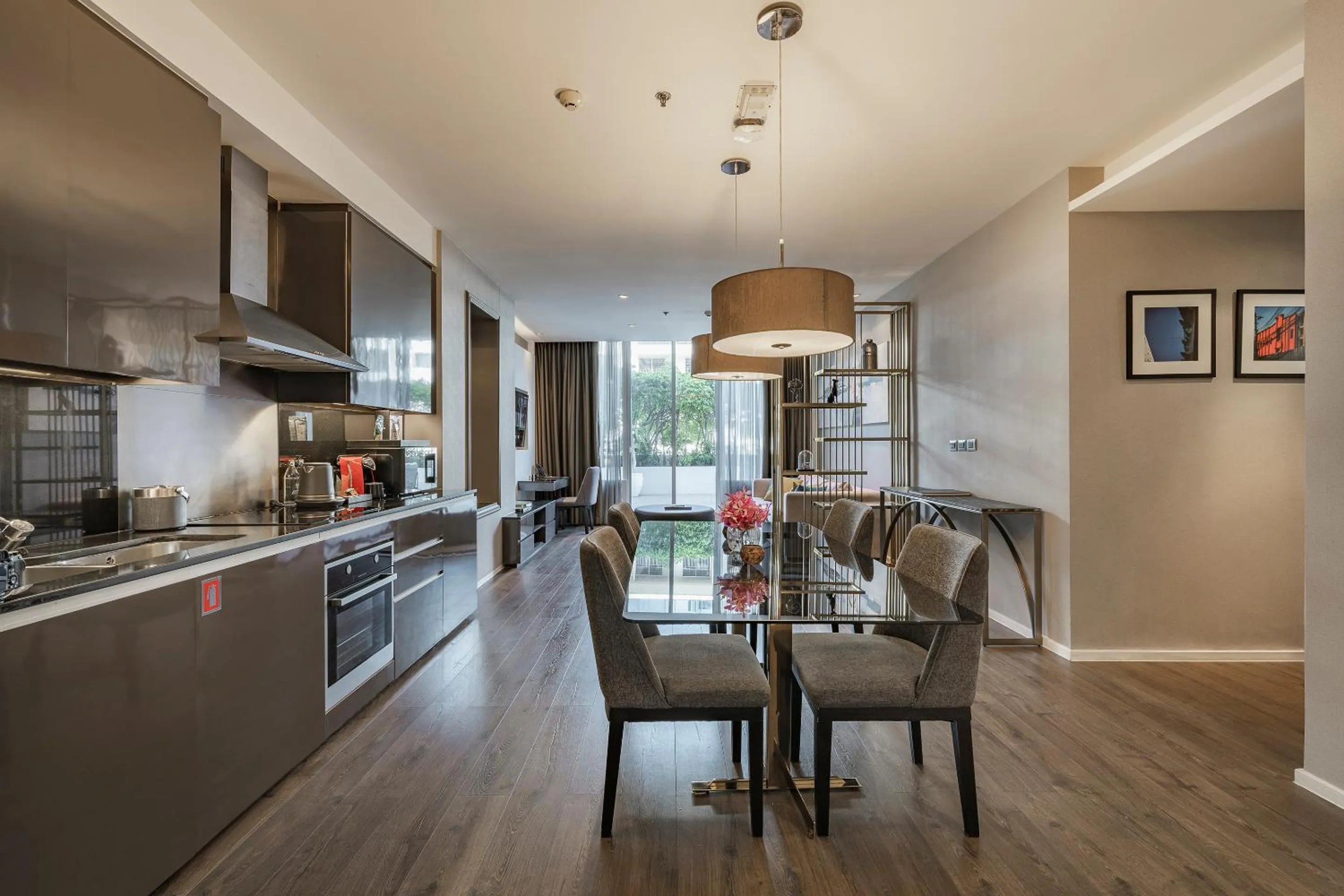 Kitchen or kitchenette in MUU Bangkok, Small Luxury Hotels of the World