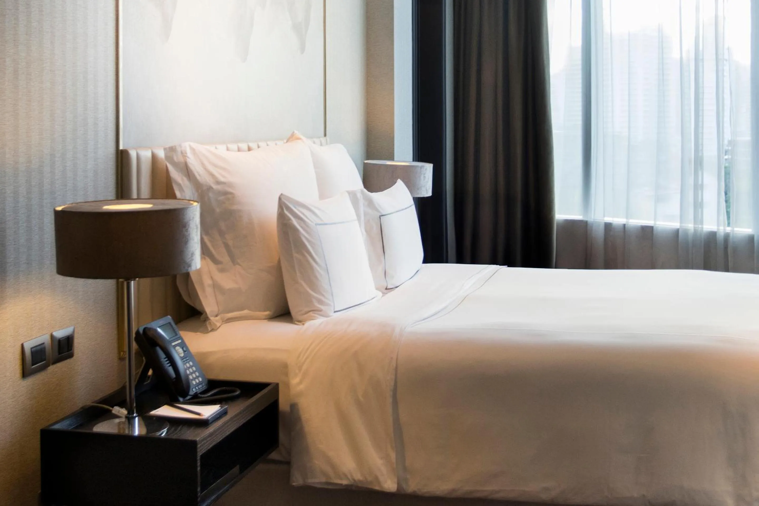 Bed in MUU Bangkok, Small Luxury Hotels of the World