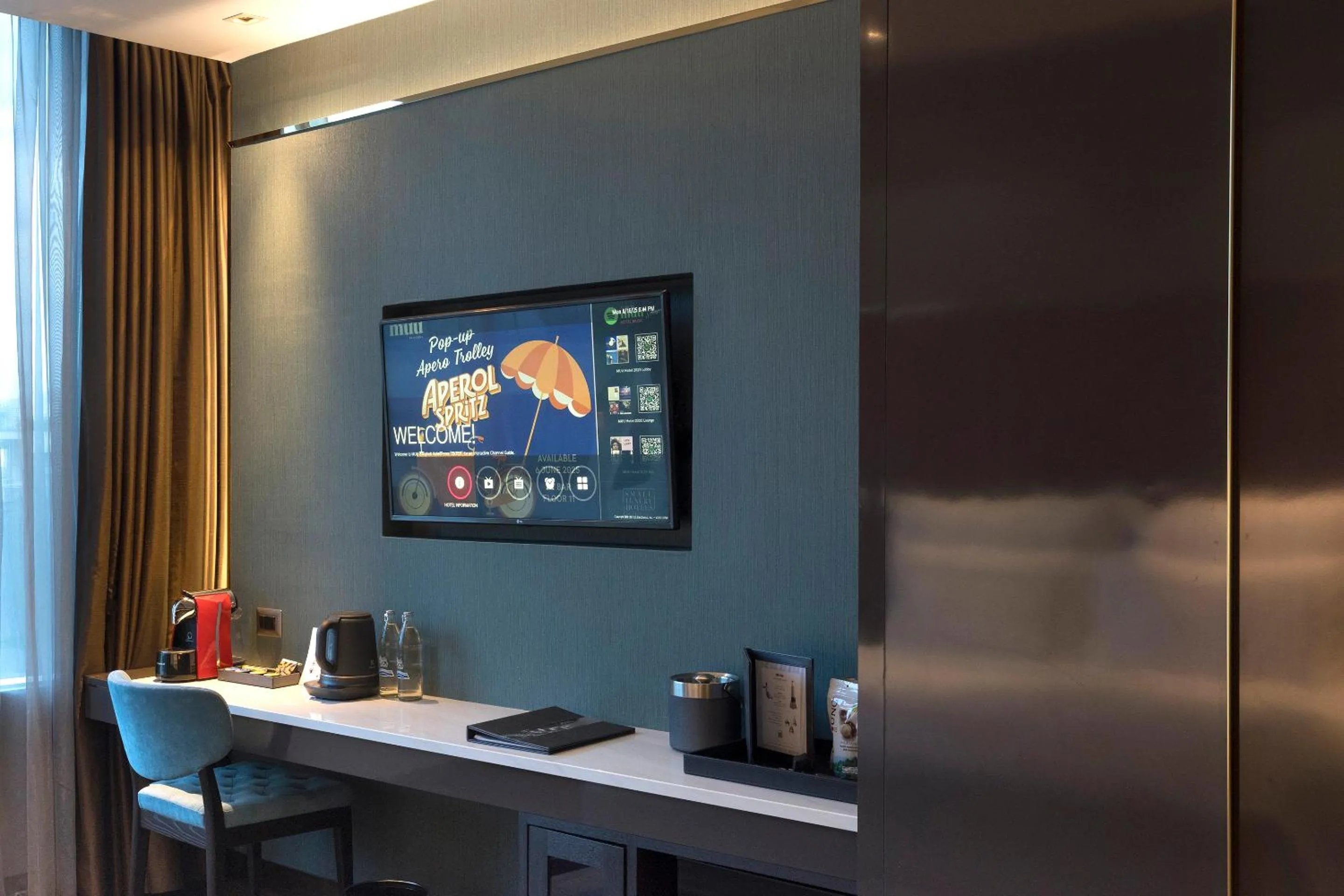 TV and multimedia in MUU Bangkok, Small Luxury Hotels of the World