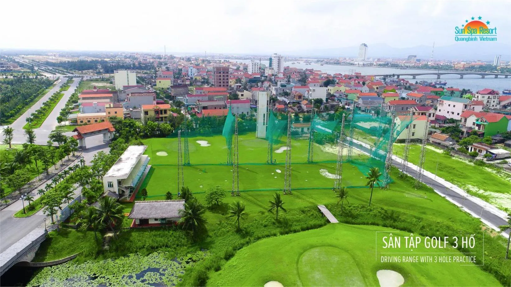 Golfcourse in Sun Spa Resort & Villa