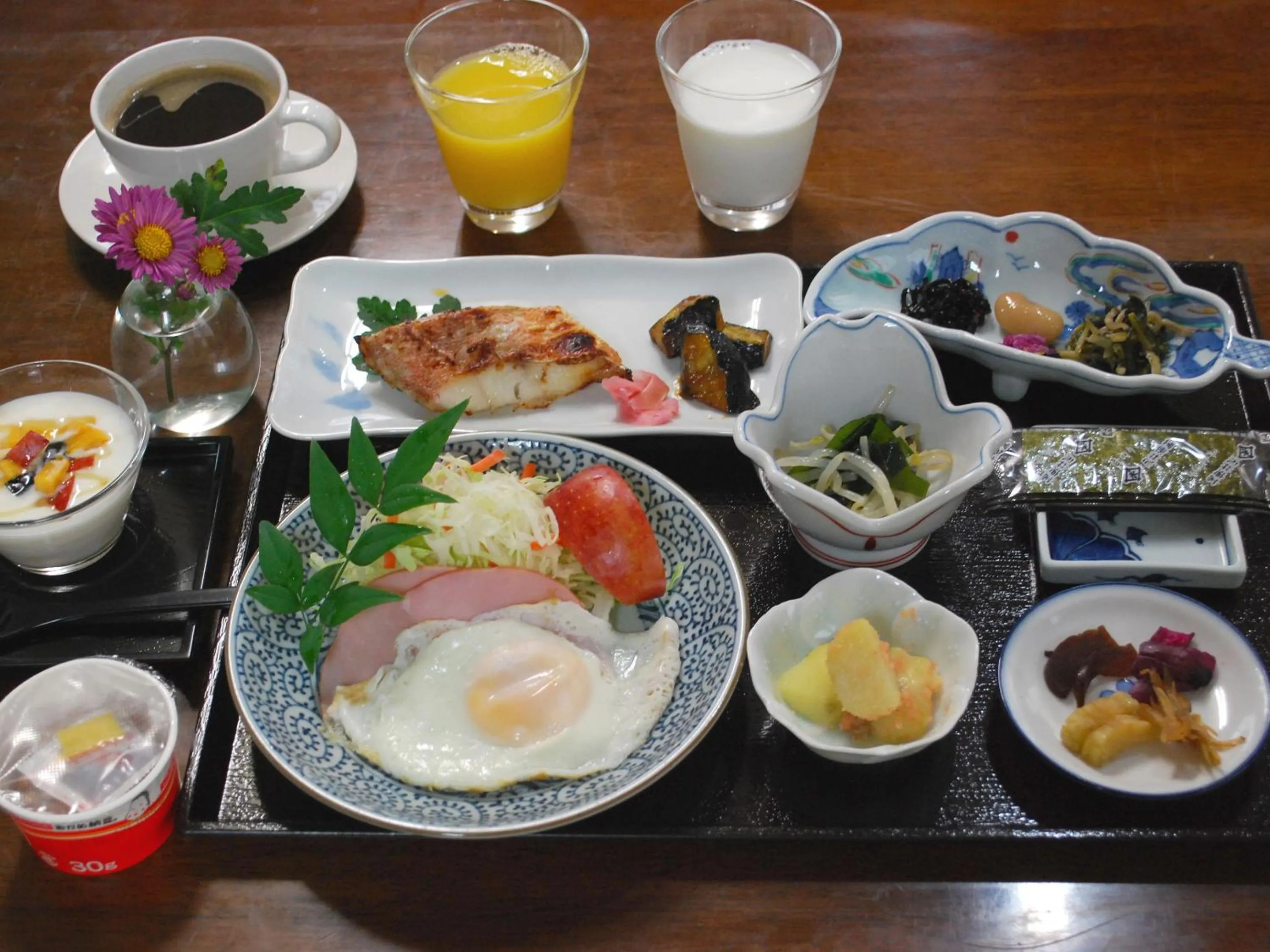 Food and drinks in Ryokan Seifuso