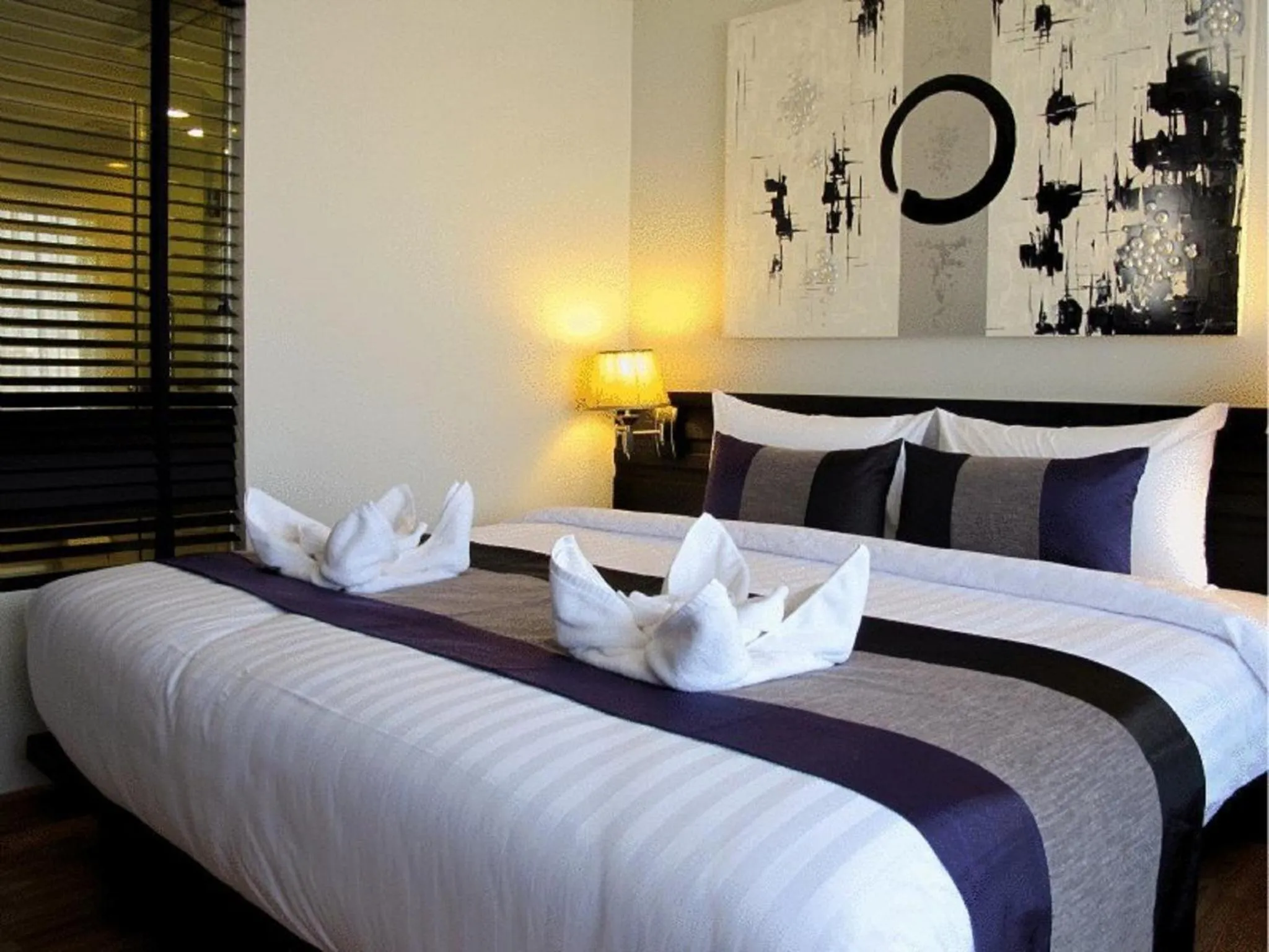 Bed in Nouvo City Hotel