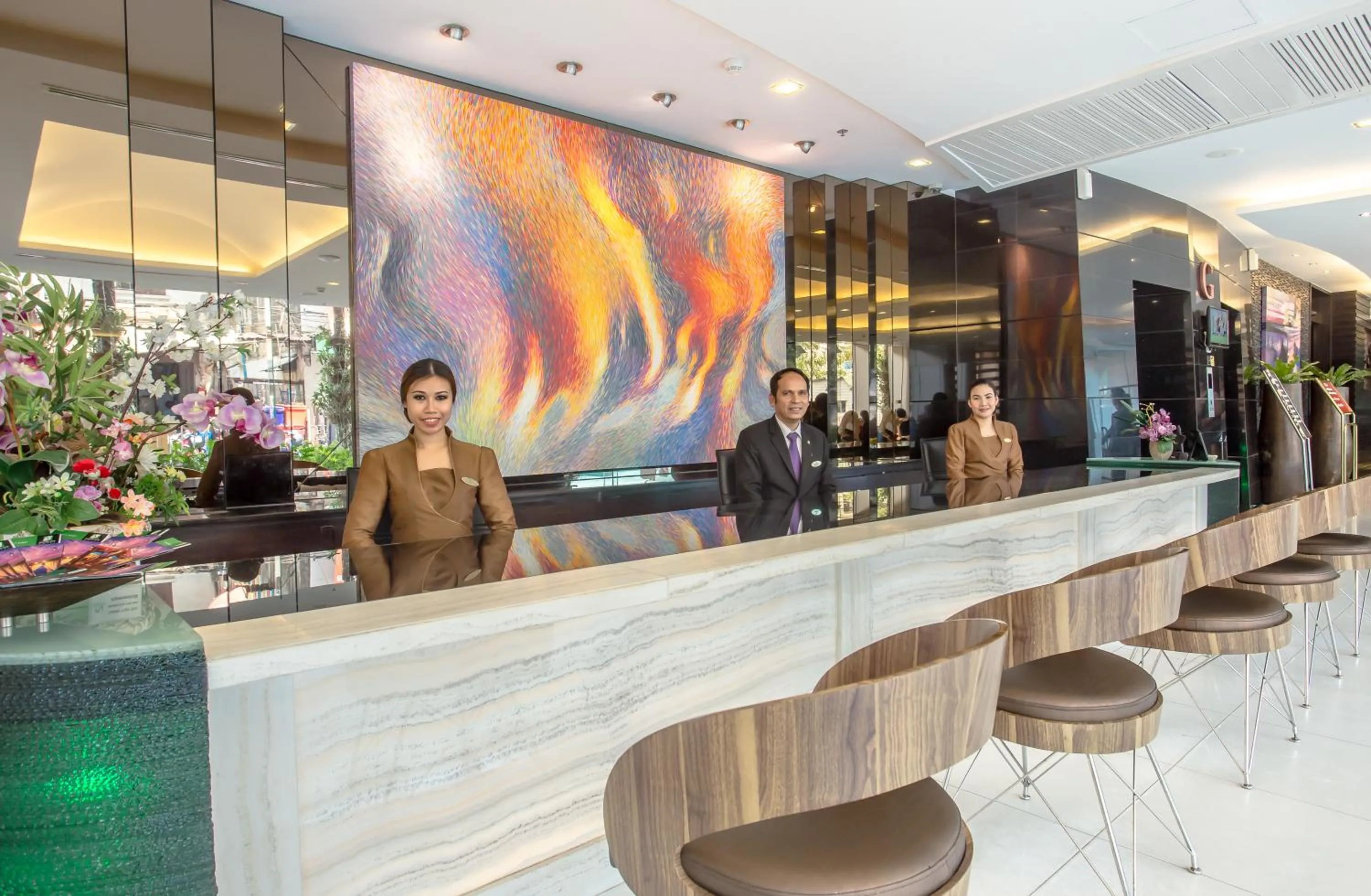 Lobby or reception in Nouvo City Hotel