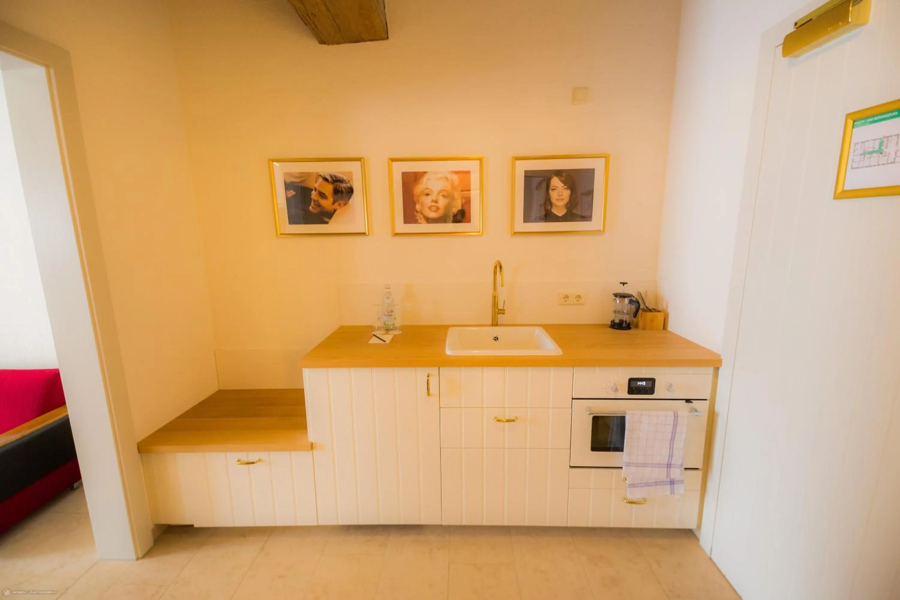 Kitchen or kitchenette in Hotel Luis Stadl