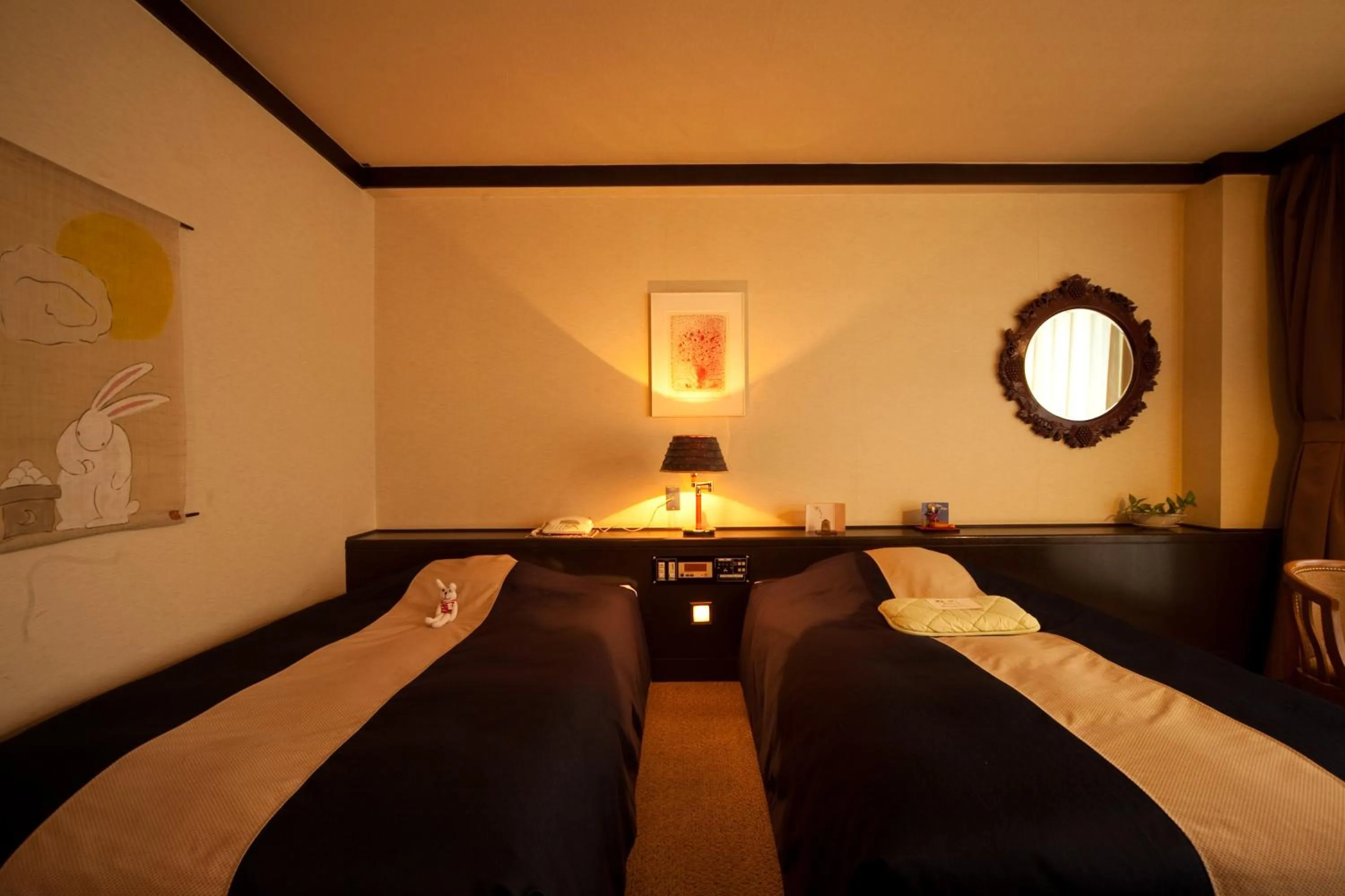 Bedroom in Yufuin Kaorinosato Hanamura