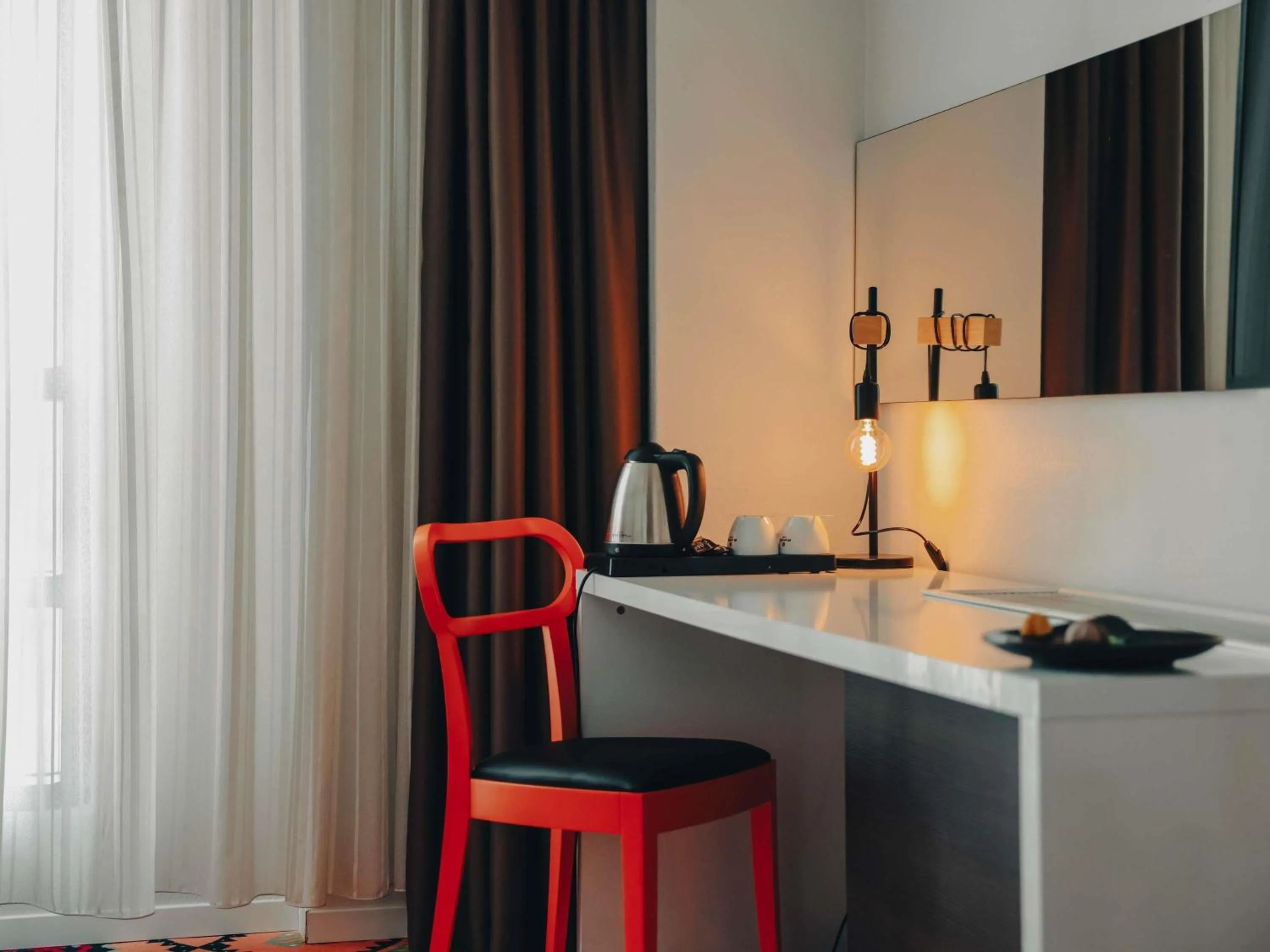 Bedroom in ibis Styles Sarajevo