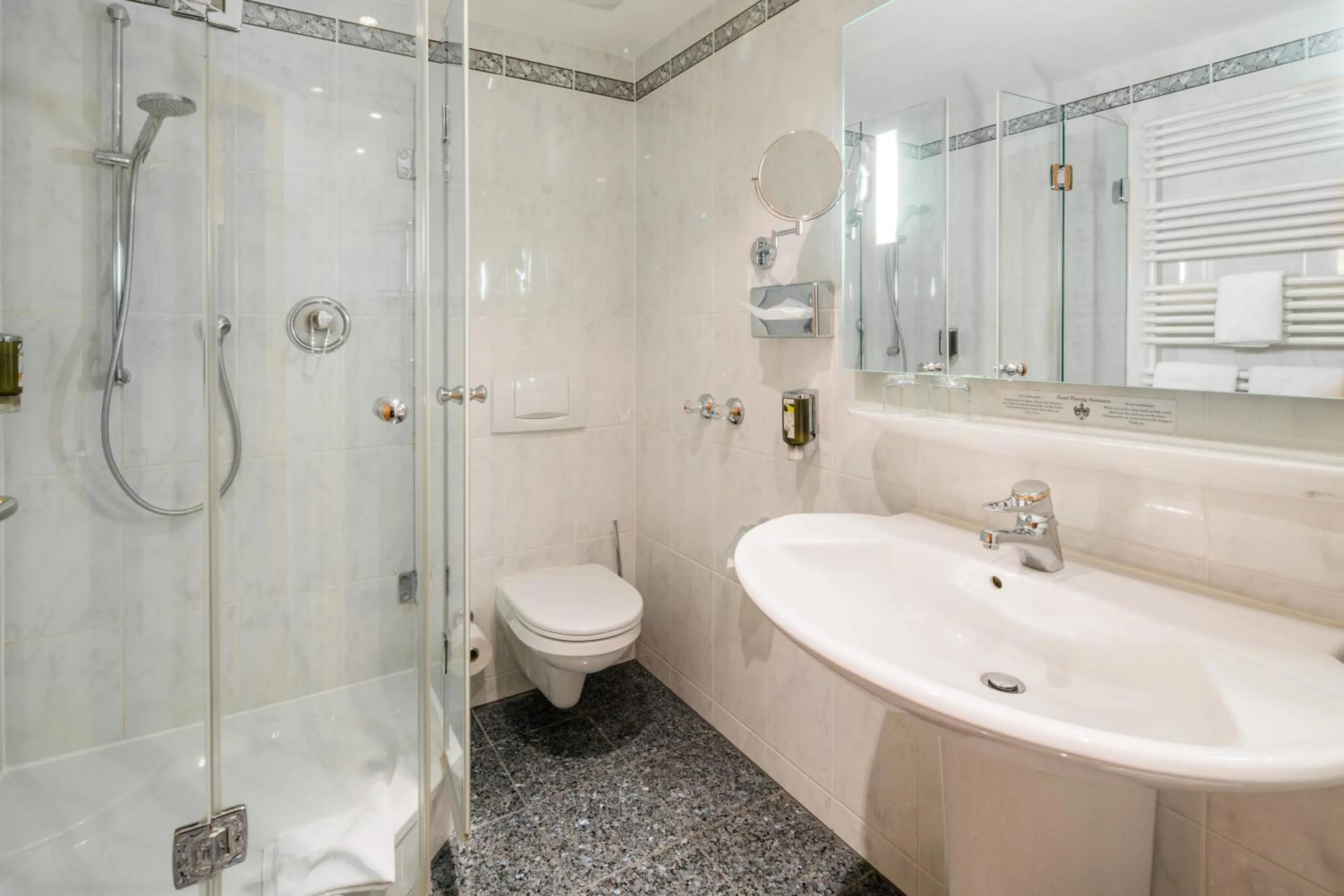 Toilet in Hotel Asemann Planegg