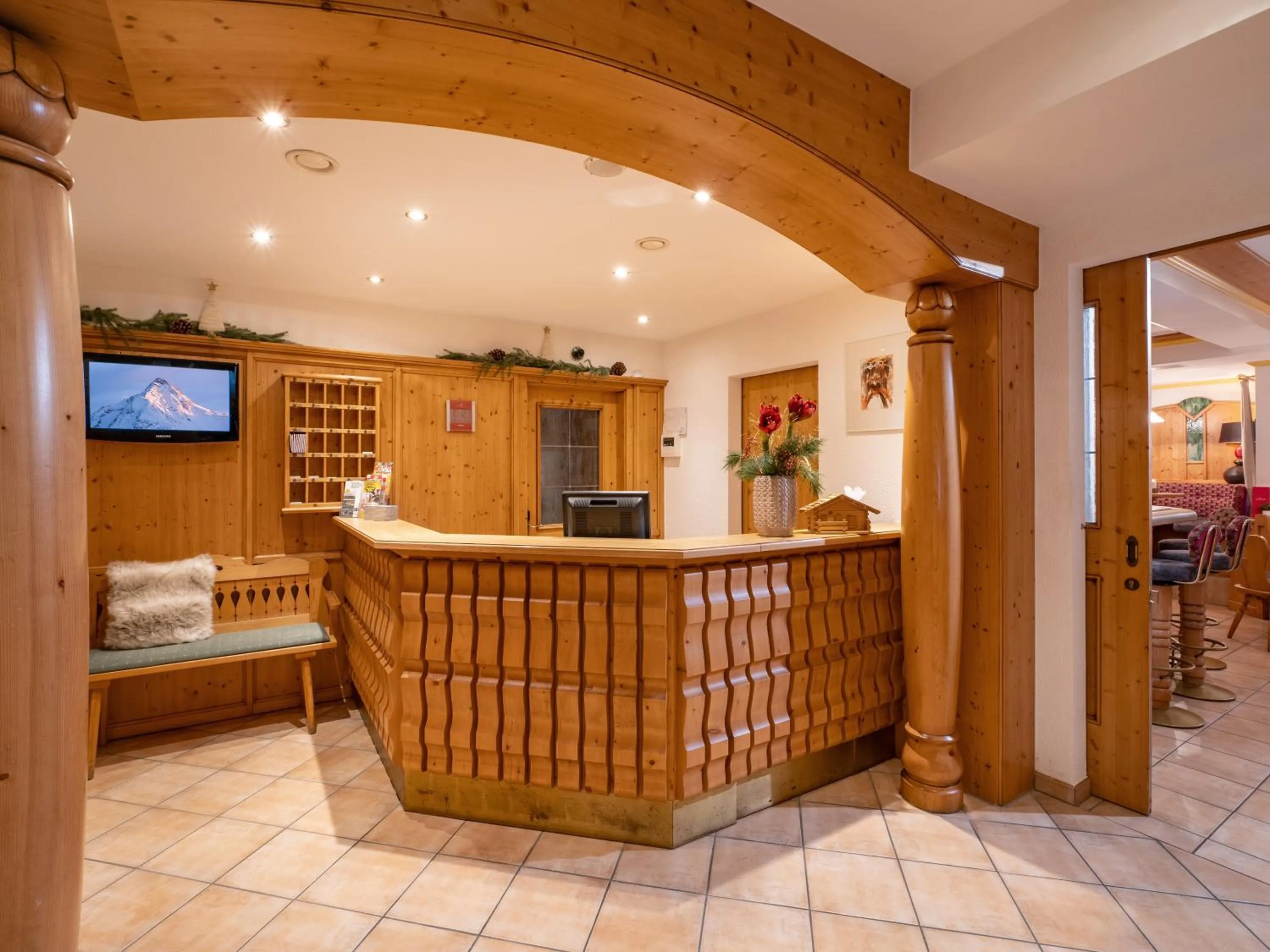 Lobby or reception in Hotel Garni Ferienhof