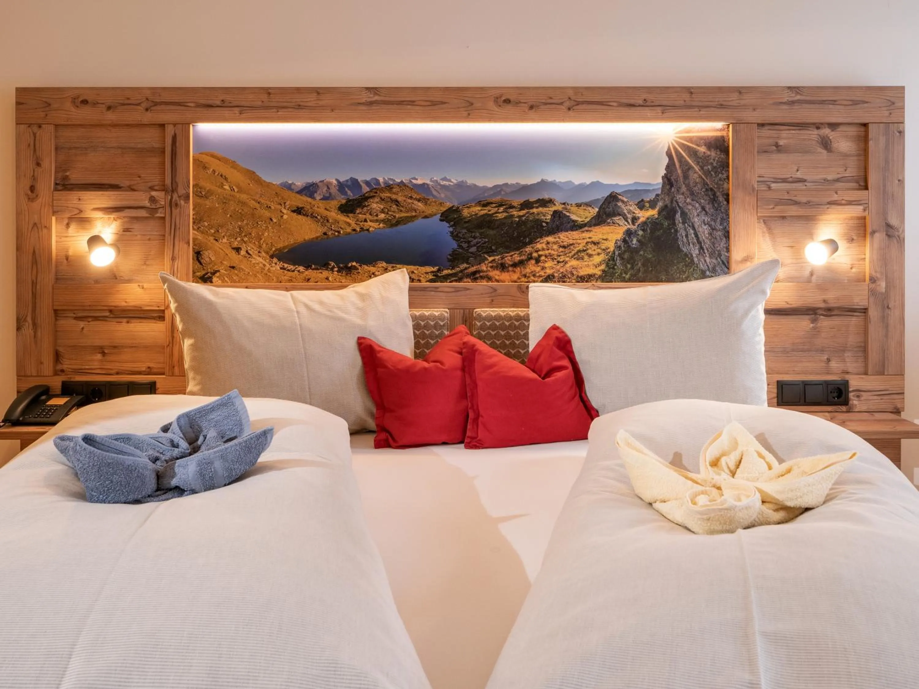 Bed in Hotel Garni Ferienhof