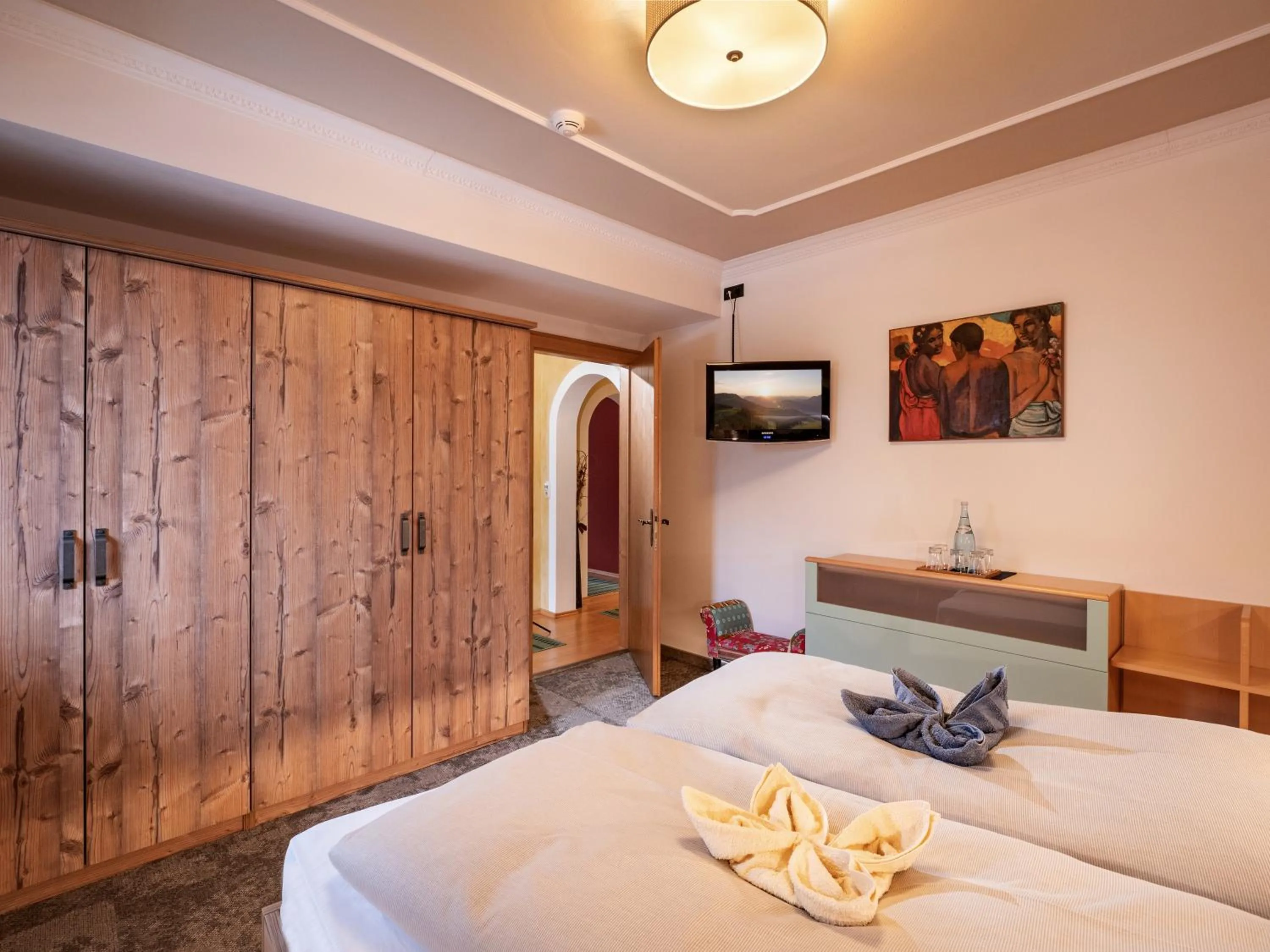 Bed in Hotel Garni Ferienhof