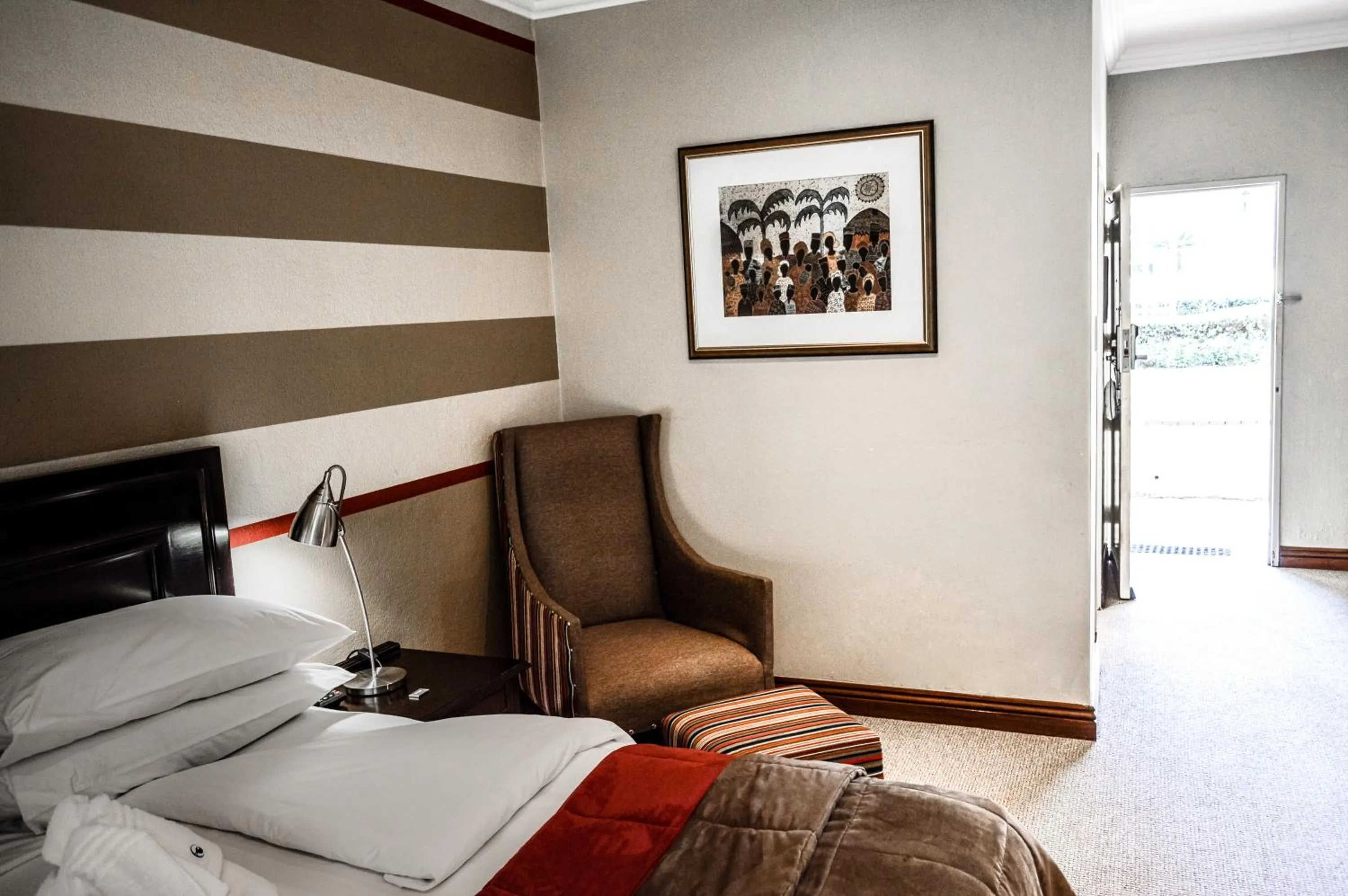 Bed in Indaba Hotel, Spa & Conference Center