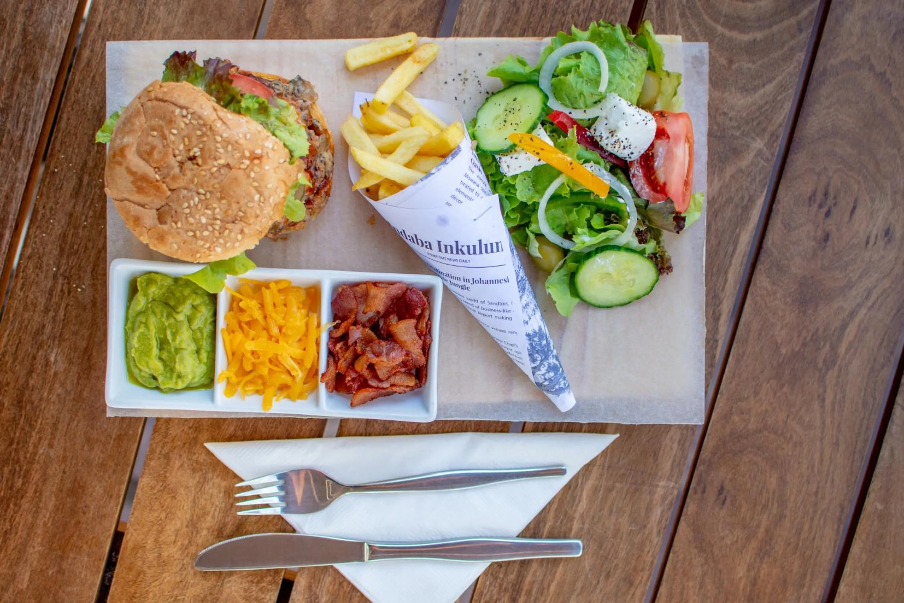 Food and drinks in Indaba Hotel, Spa & Conference Center