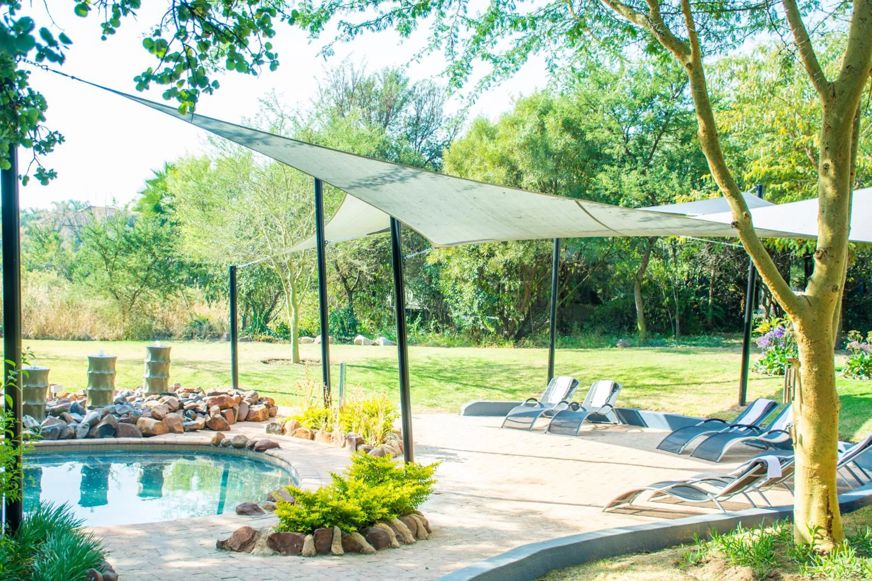 Pool view in Indaba Hotel, Spa & Conference Center