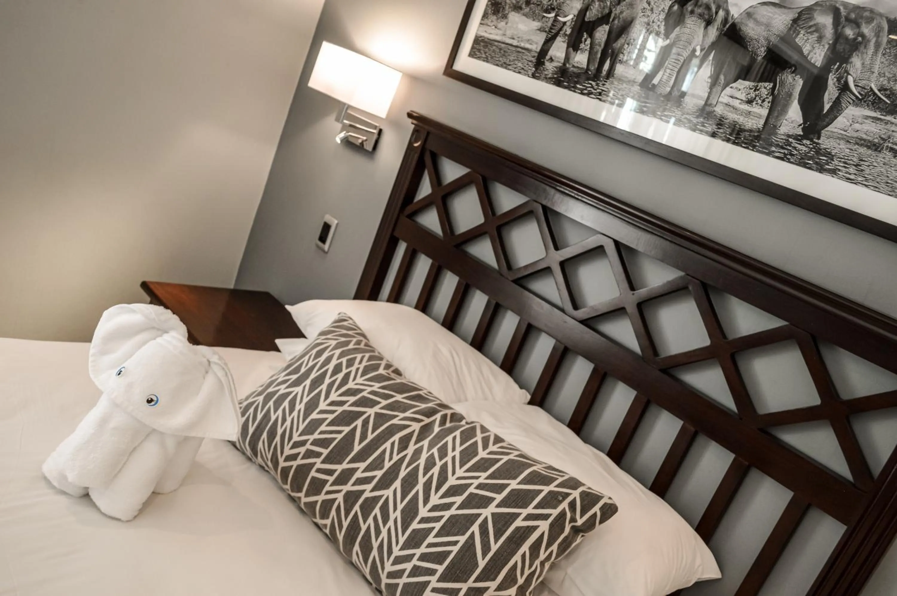 Bed in Indaba Hotel, Spa & Conference Center