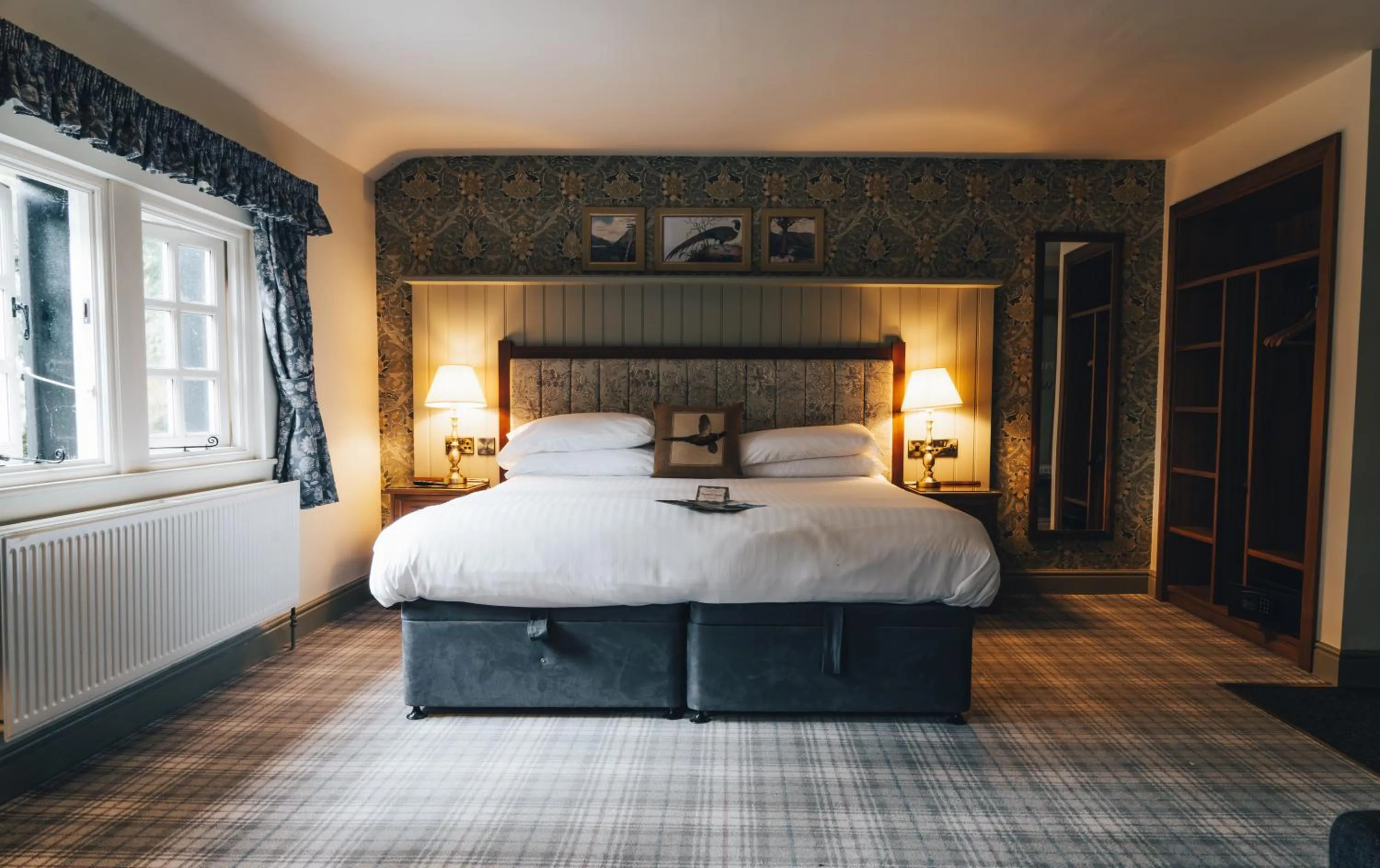 Bedroom, Bed in The Pheasant Inn - The Inn Collection Group