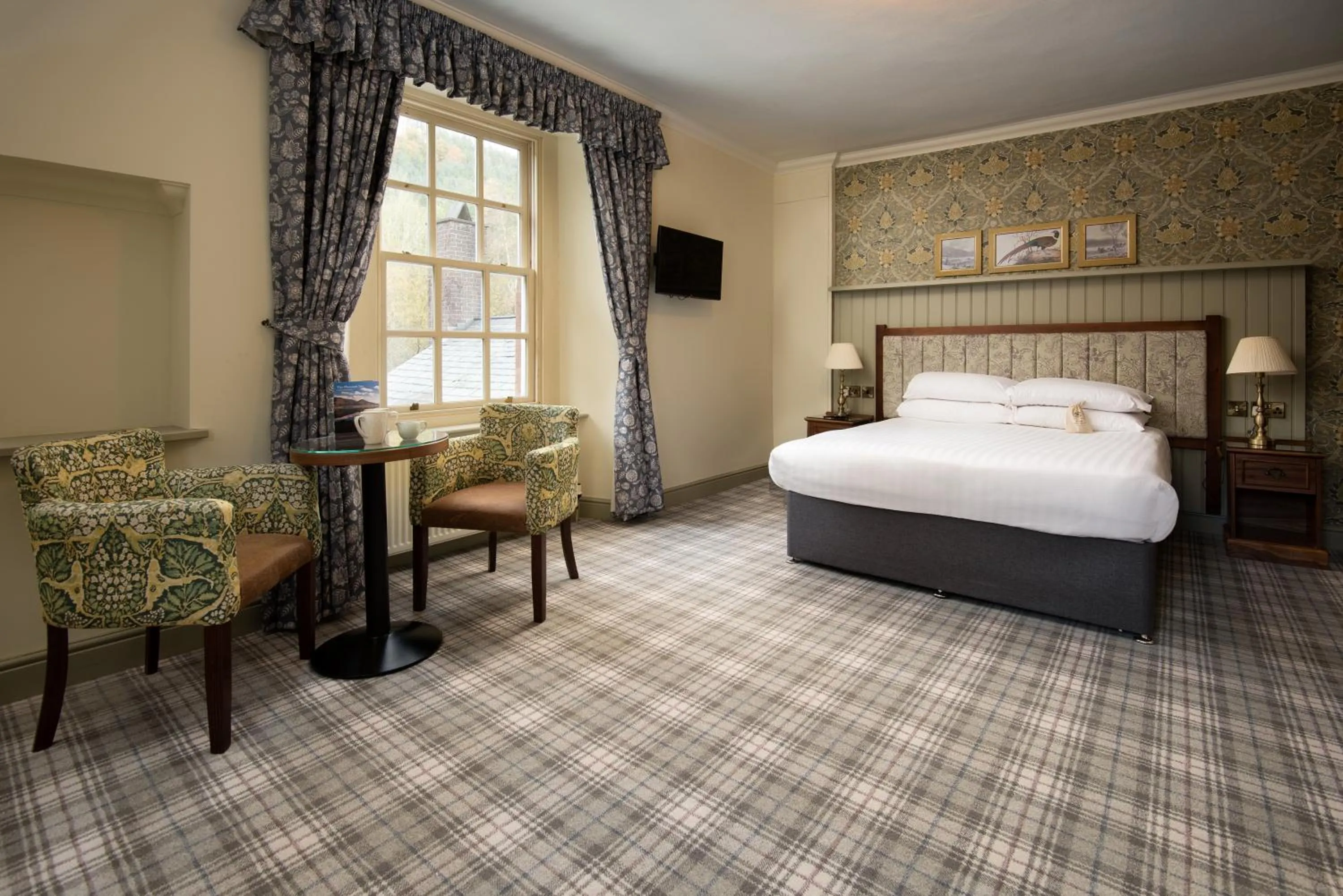 Bedroom, Bed in The Pheasant Inn - The Inn Collection Group