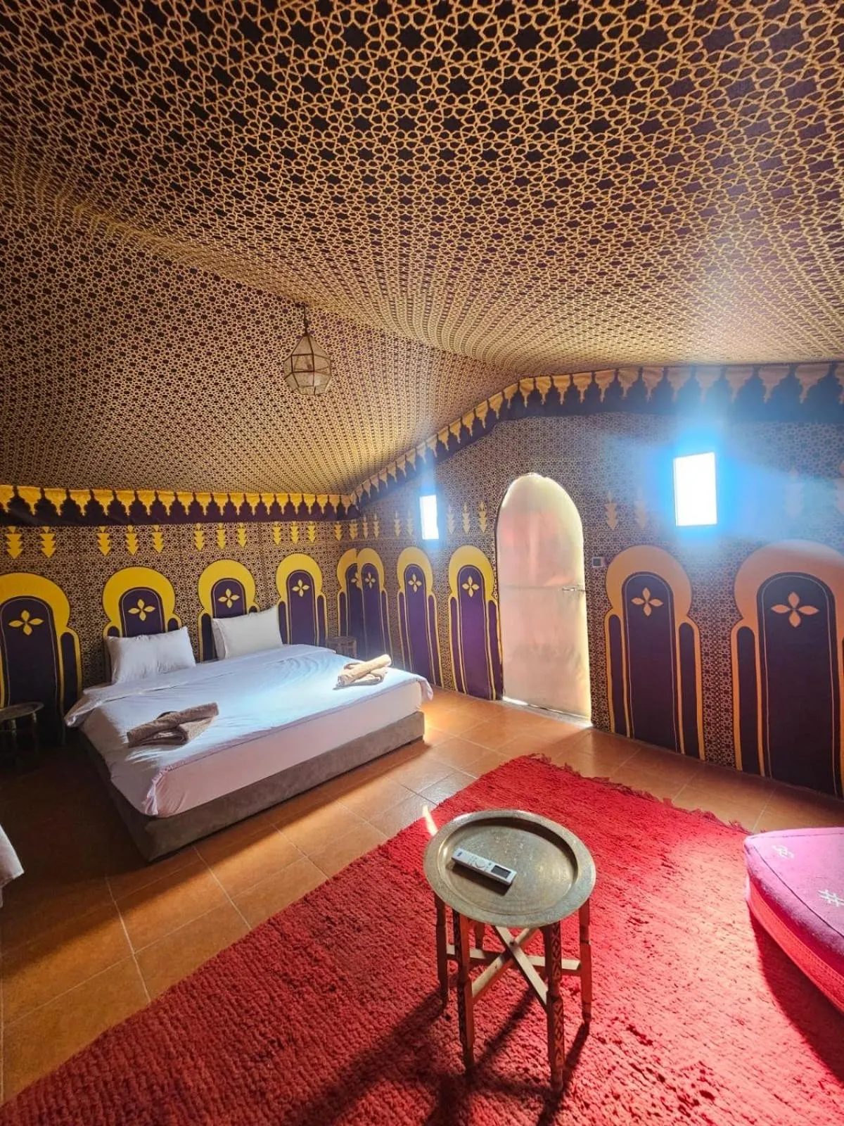 Bed in Palmeras Y Dunas Luxery Camp