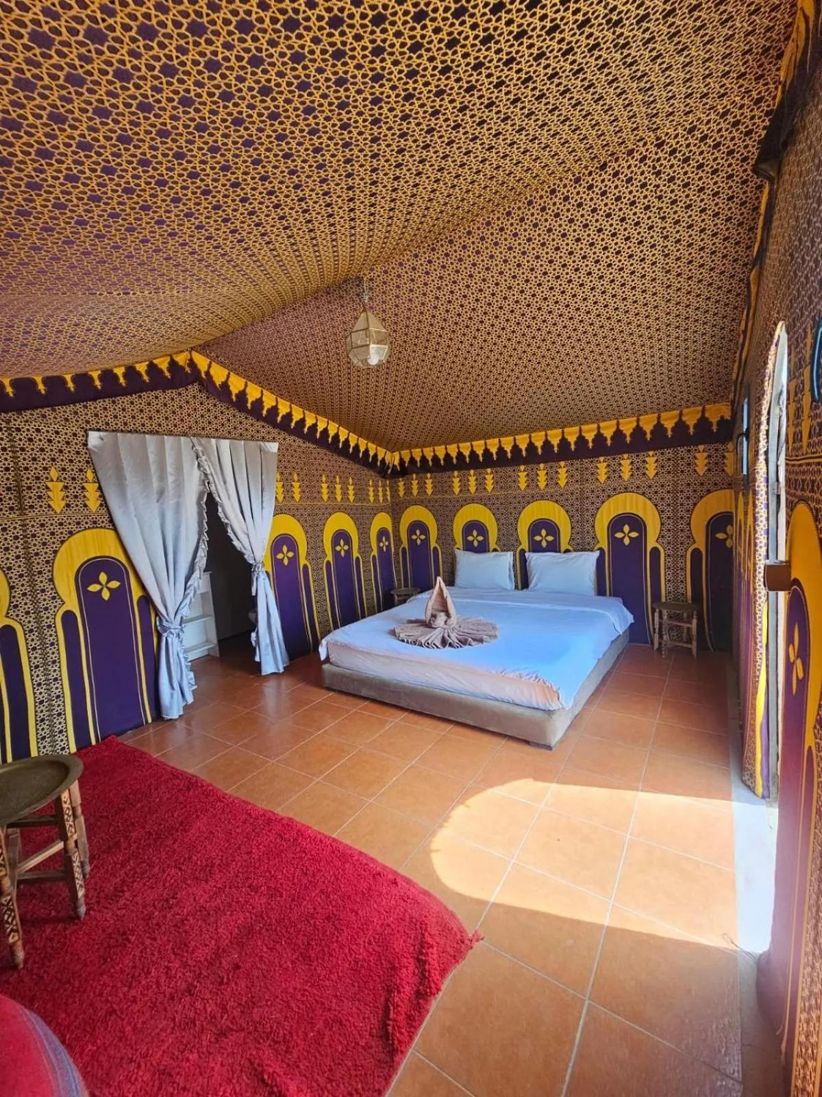 Bed in Palmeras Y Dunas Luxery Camp