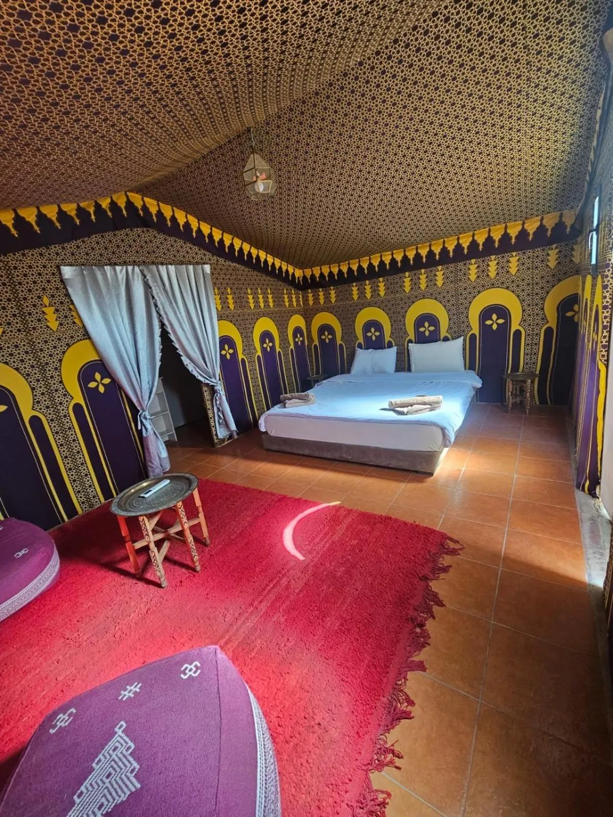 Bed in Palmeras Y Dunas Luxery Camp