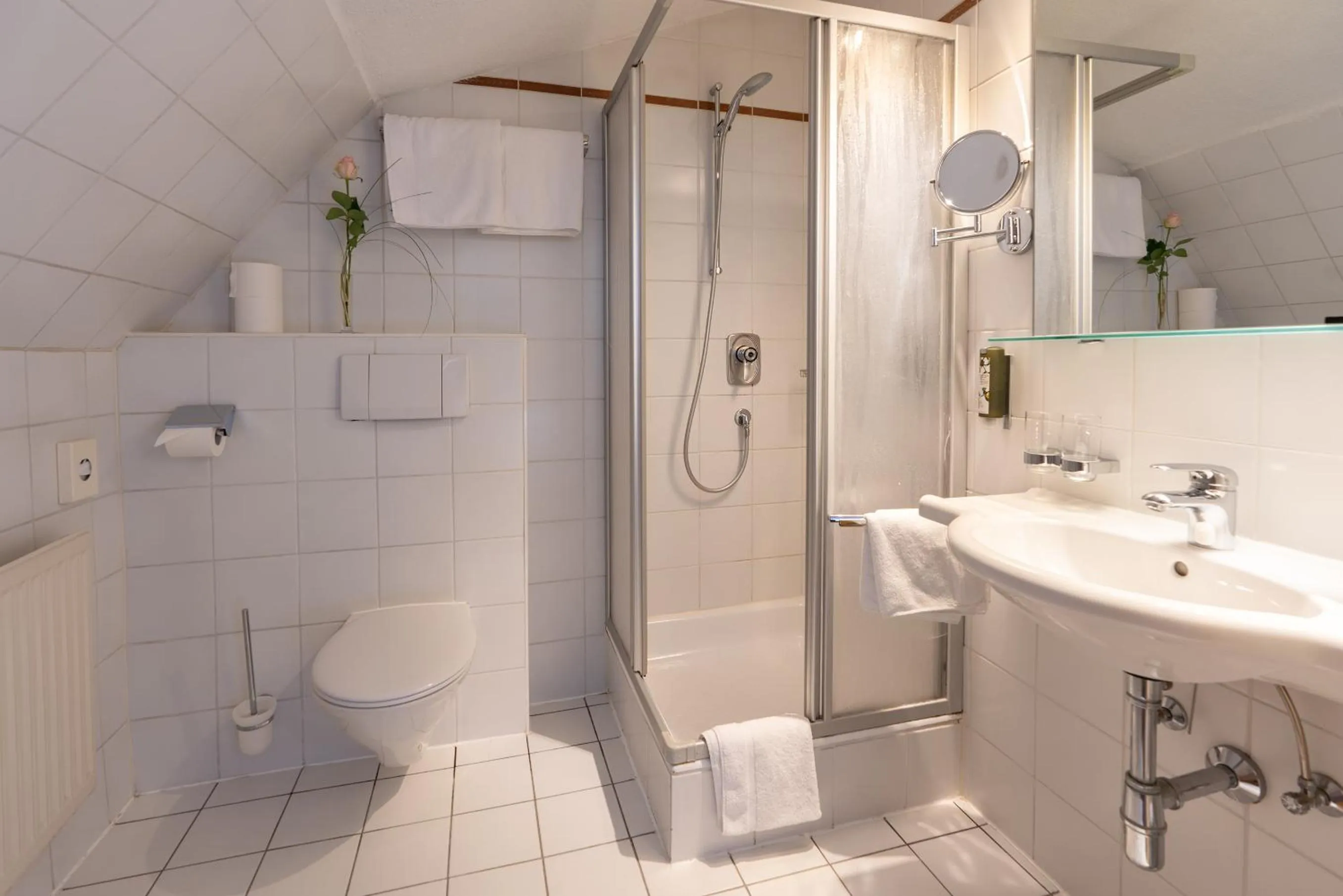 Shower in Hotel Central