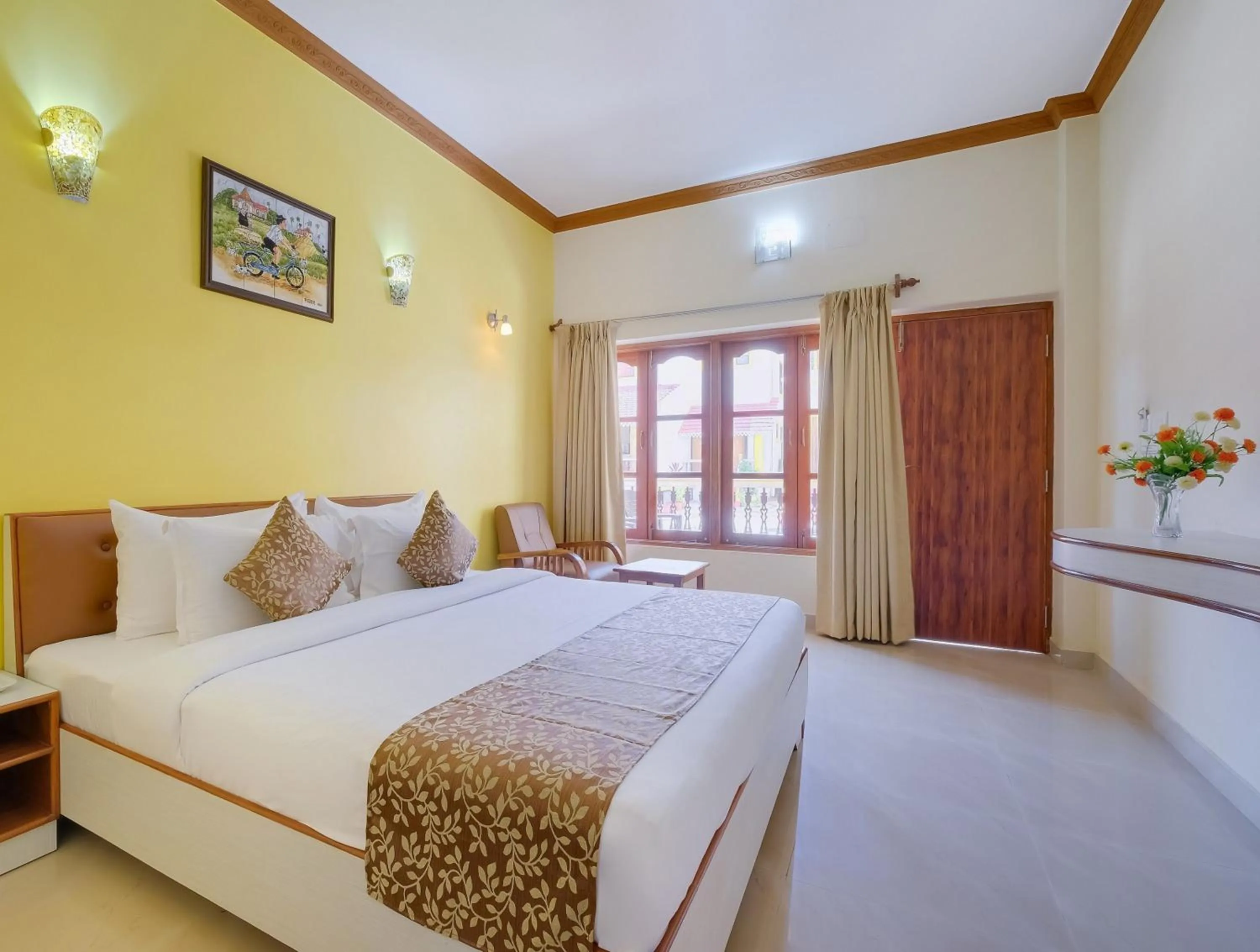 Bedroom, Bed in Spazio Leisure Resort, Goa