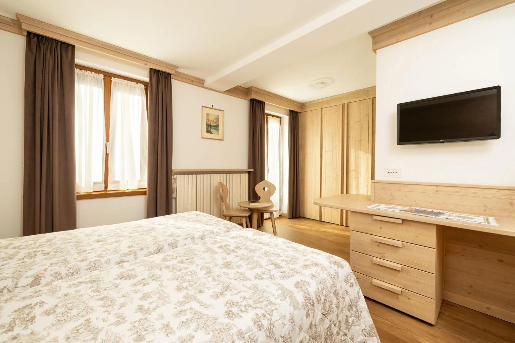 Bed in Hotel Pontechiesa