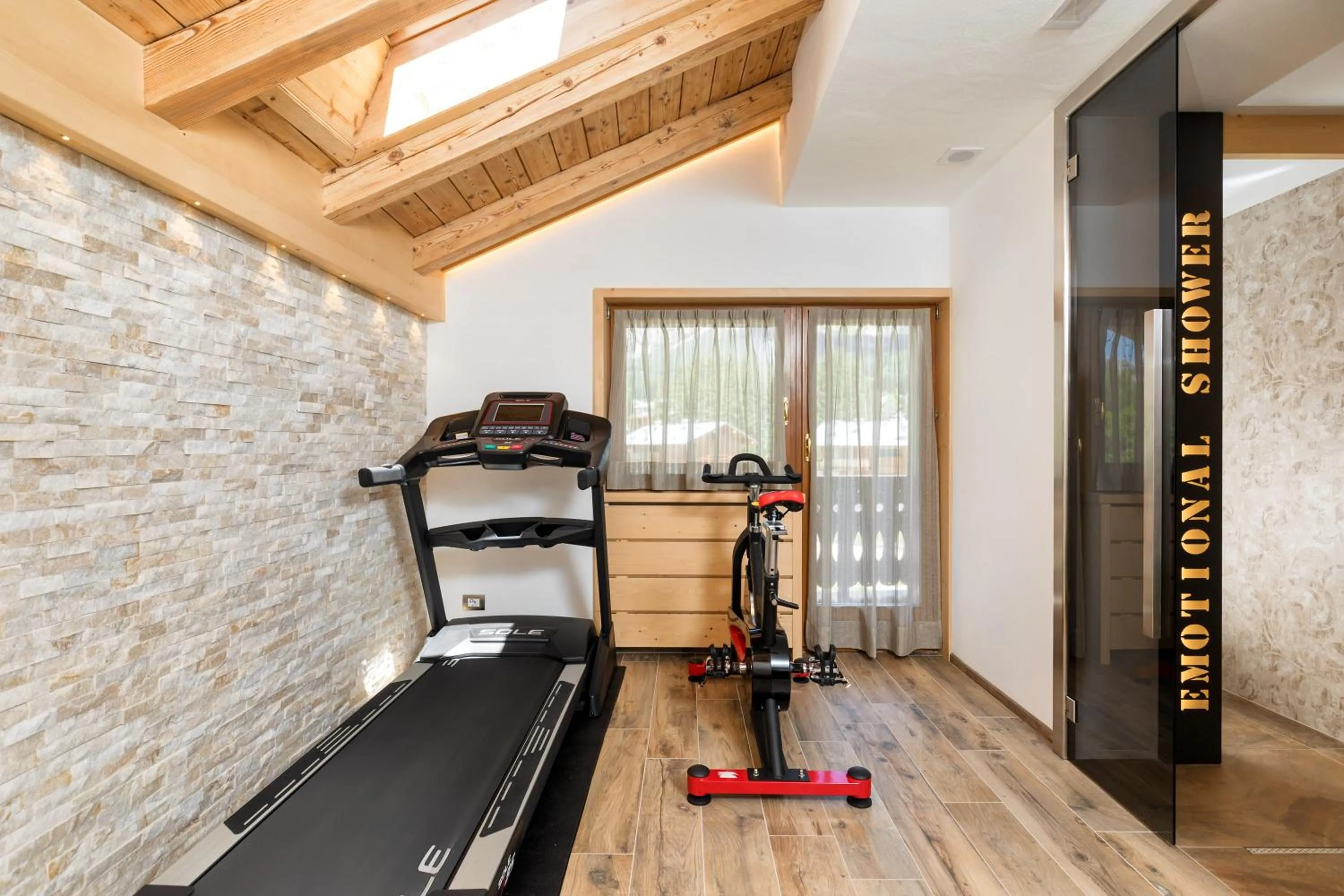 Fitness centre/facilities in Hotel Pontechiesa