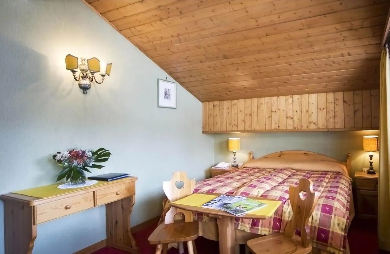 Bed in Hotel Pontechiesa