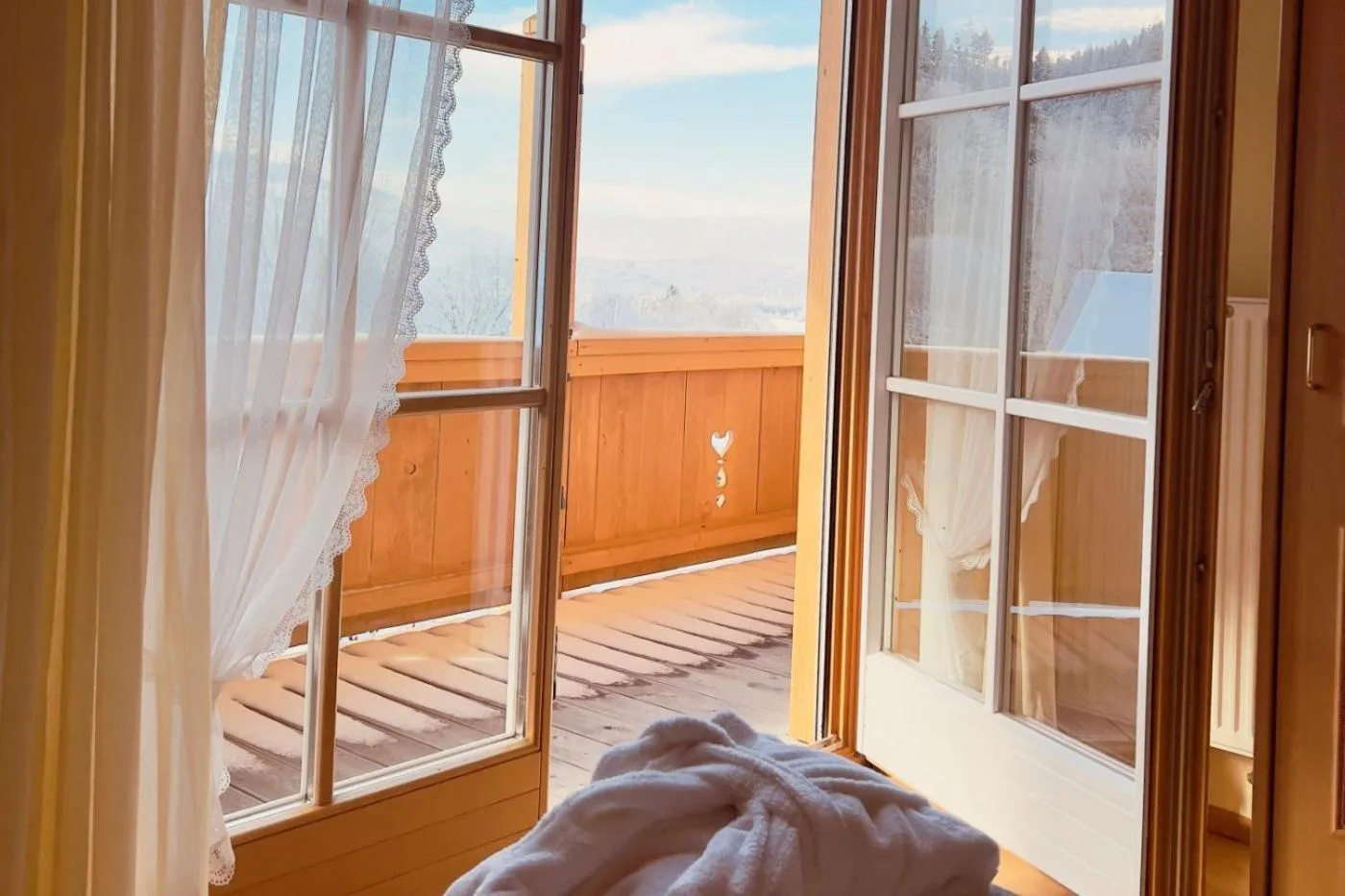 Bed in Wellnesshotel Waldruh