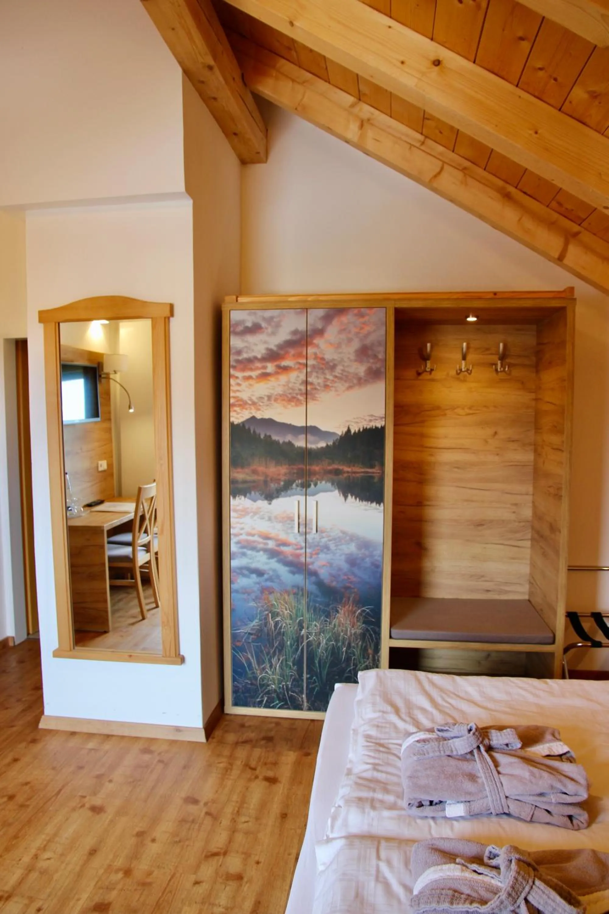 Decorative detail, Bed in Wellnesshotel Waldruh