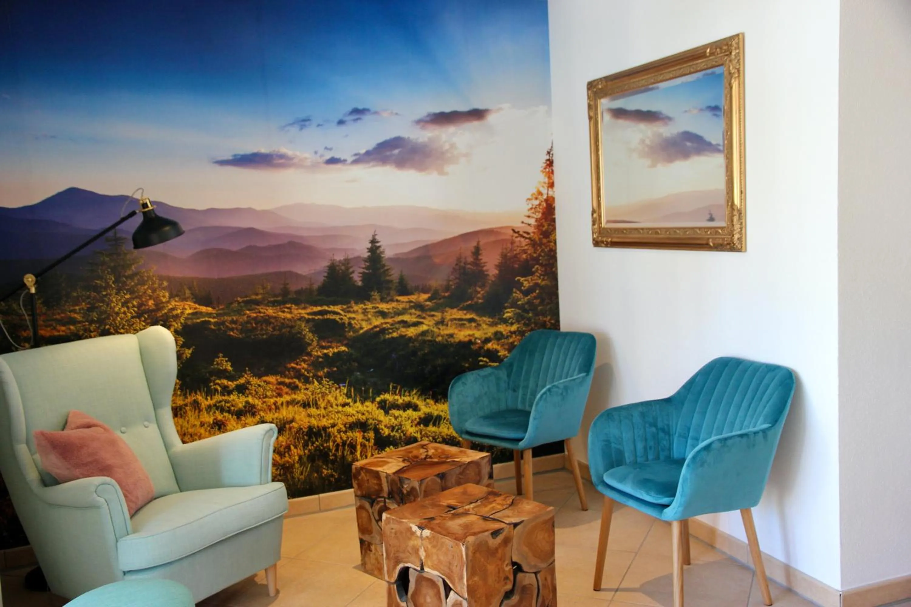 Lobby or reception in Wellnesshotel Waldruh